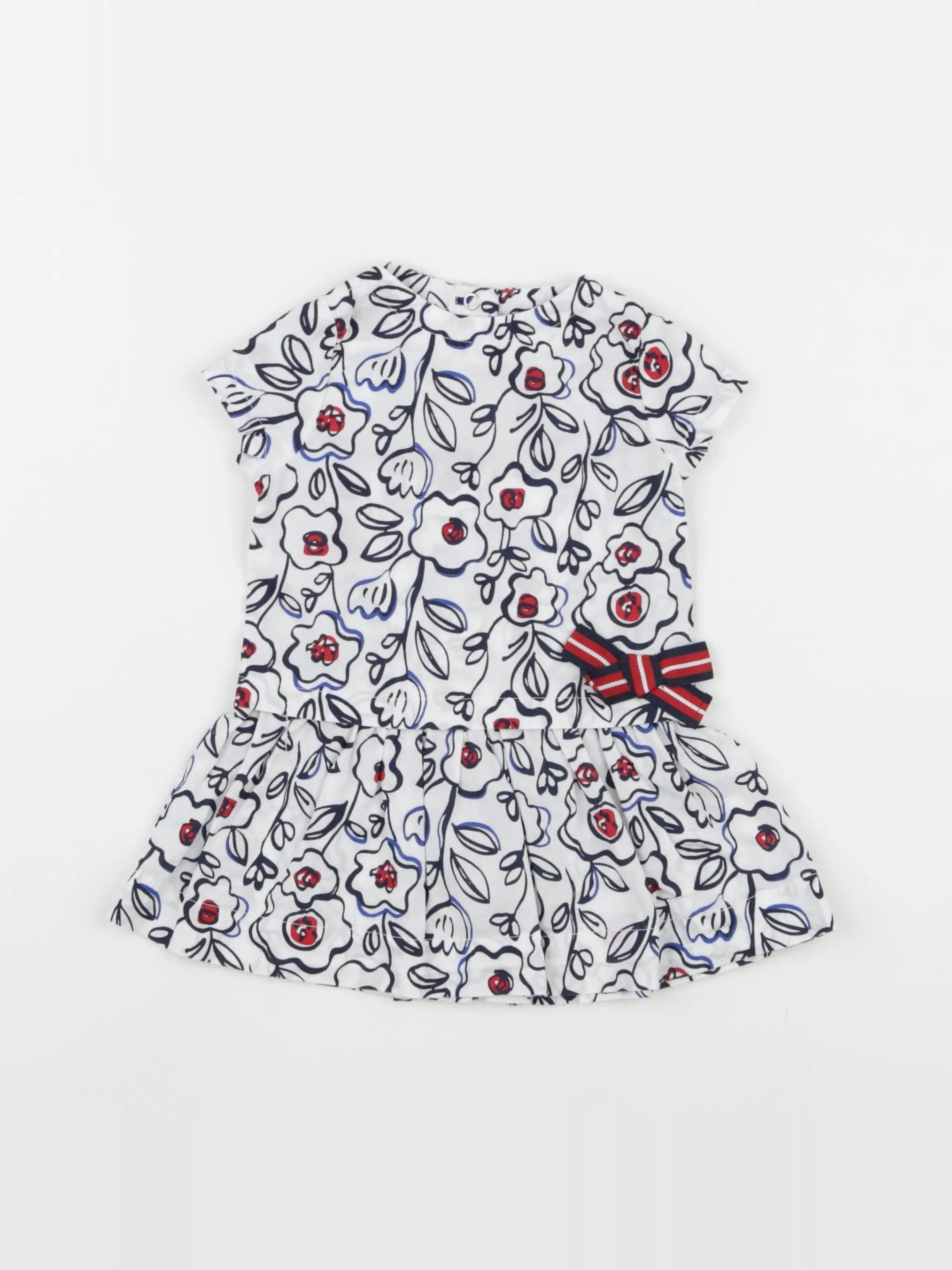 Petit Bateau - robe multicolore - 6 mois
