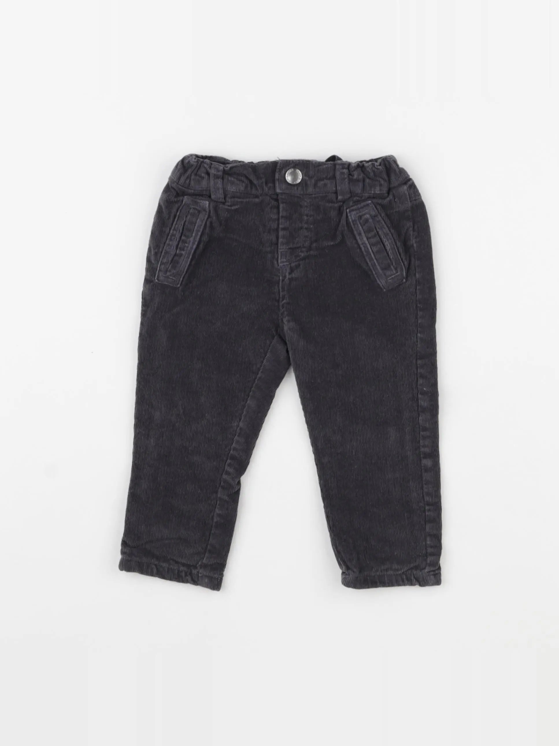 Vertbaudet - pantalon gris - 6 mois