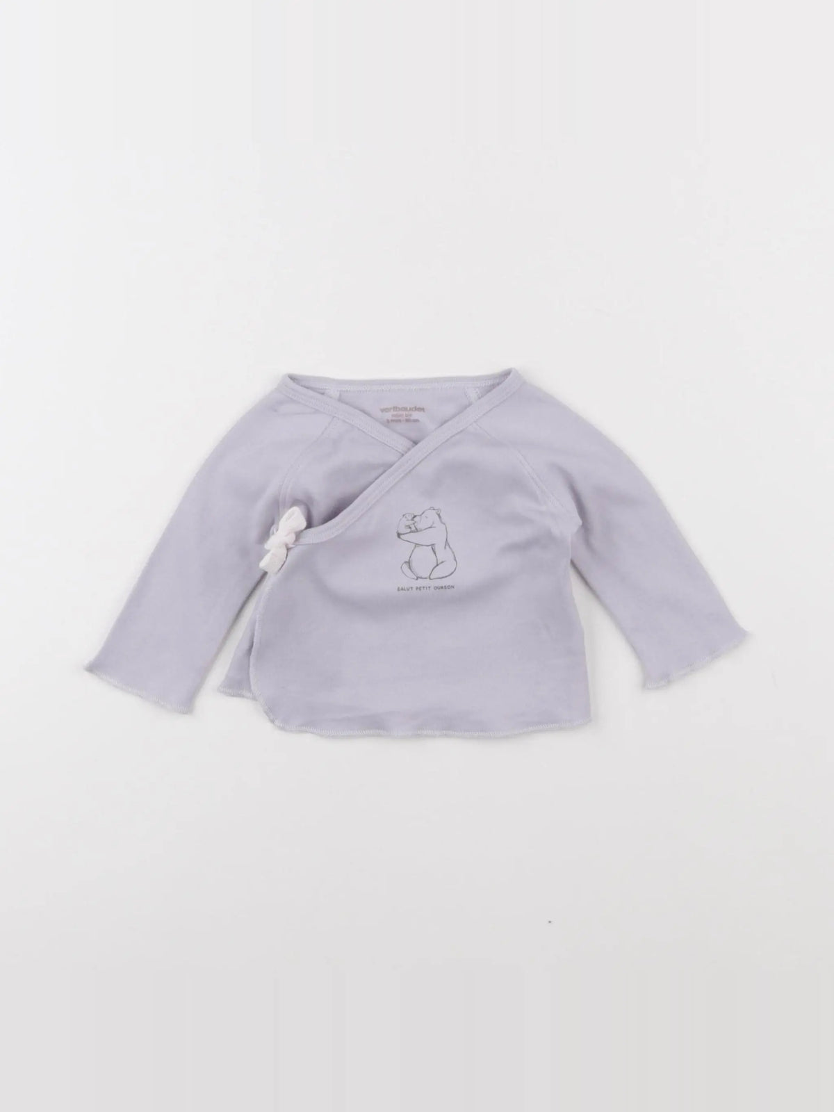 Vertbaudet - tee-shirt gris - 3 mois
