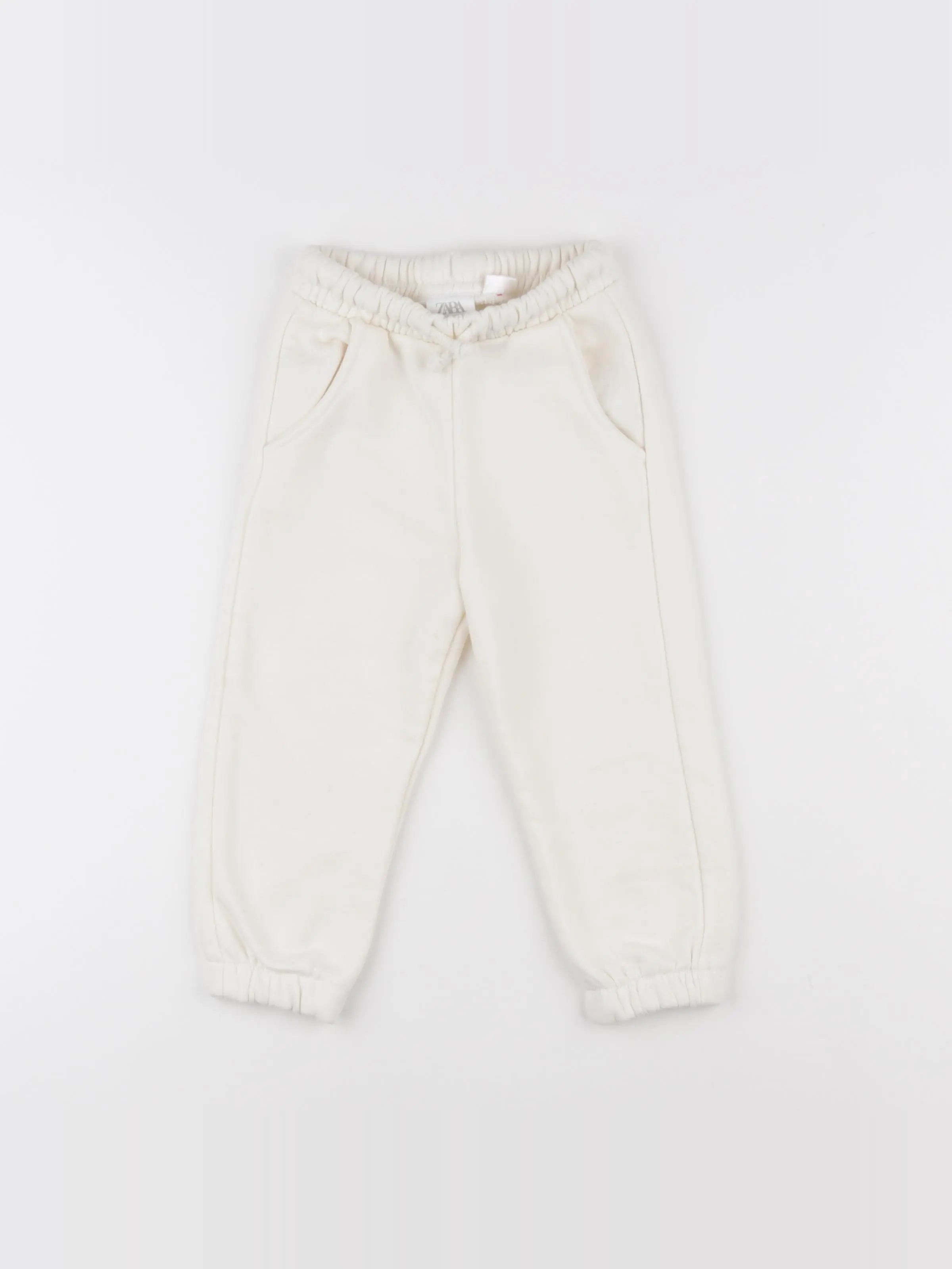 Zara - jogging blanc - 18/24 mois