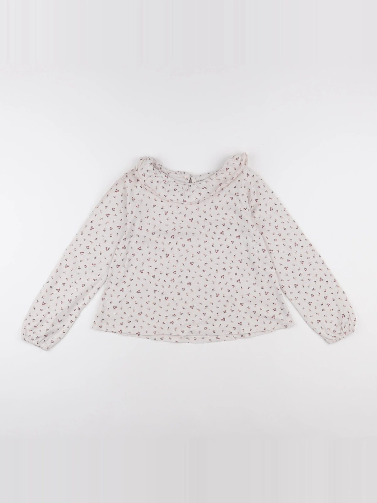 Vertbaudet - tee-shirt beige - 8 ans