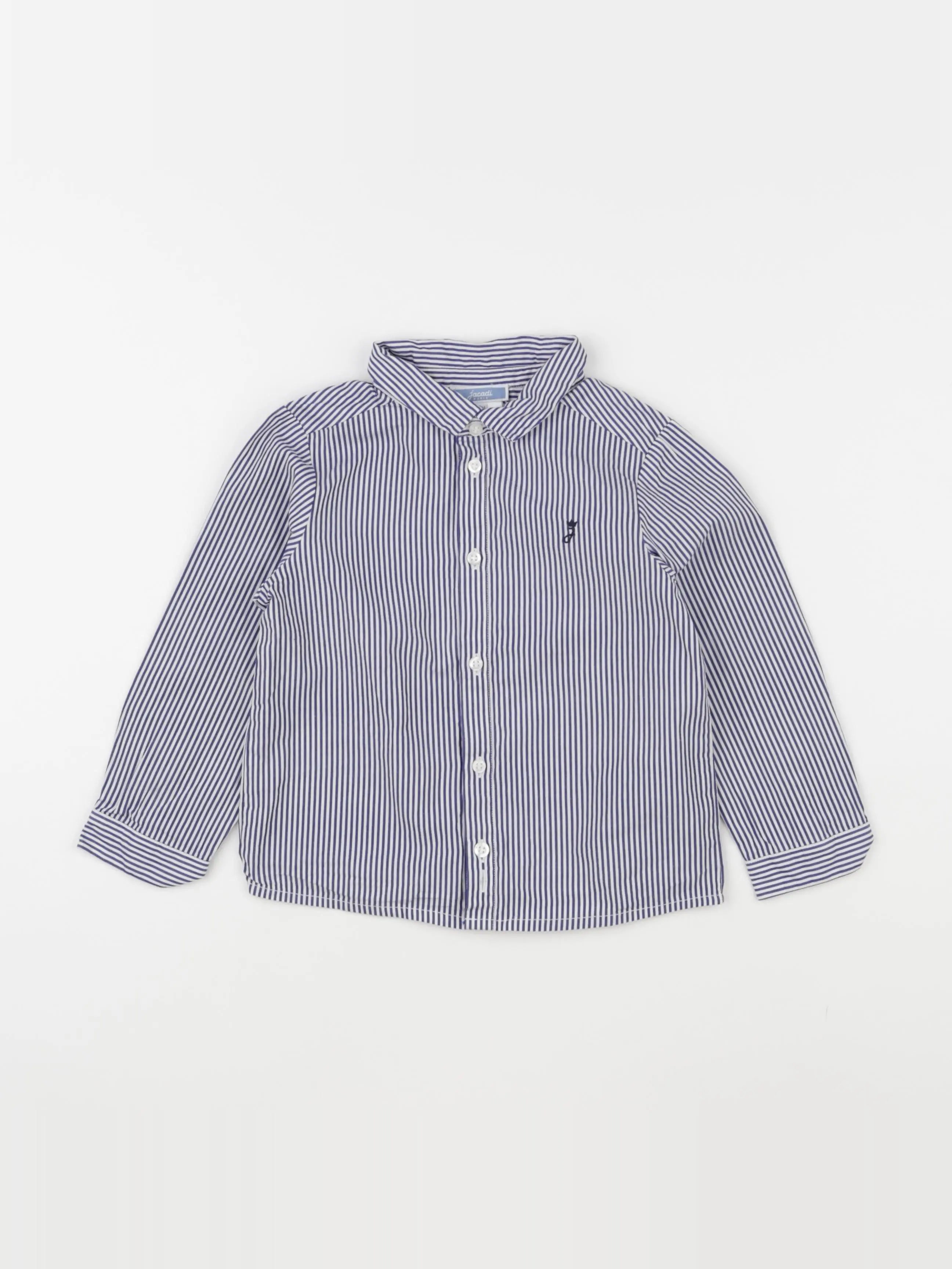 Jacadi - chemise blanc, bleu - 36 mois