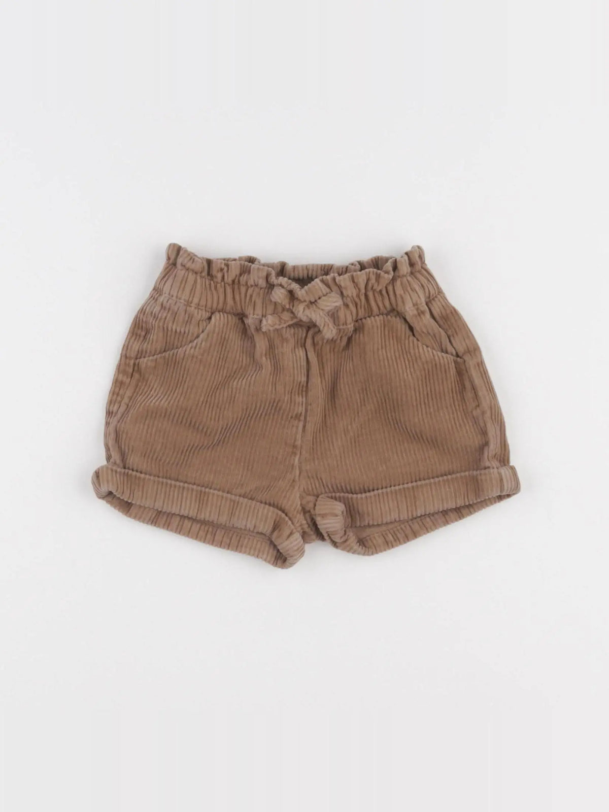 Vertbaudet - short marron - 9 mois