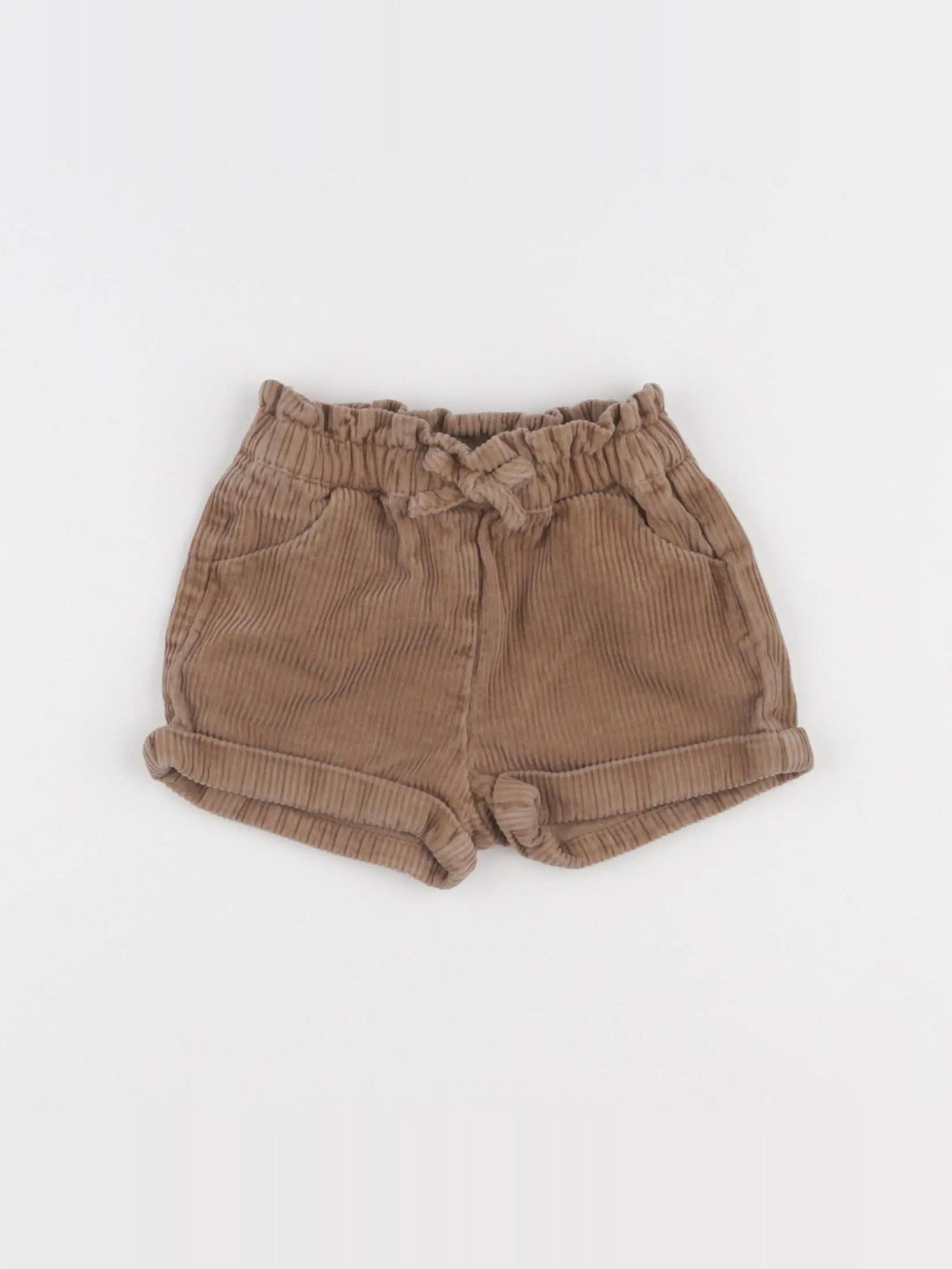 Vertbaudet - short marron - 9 mois