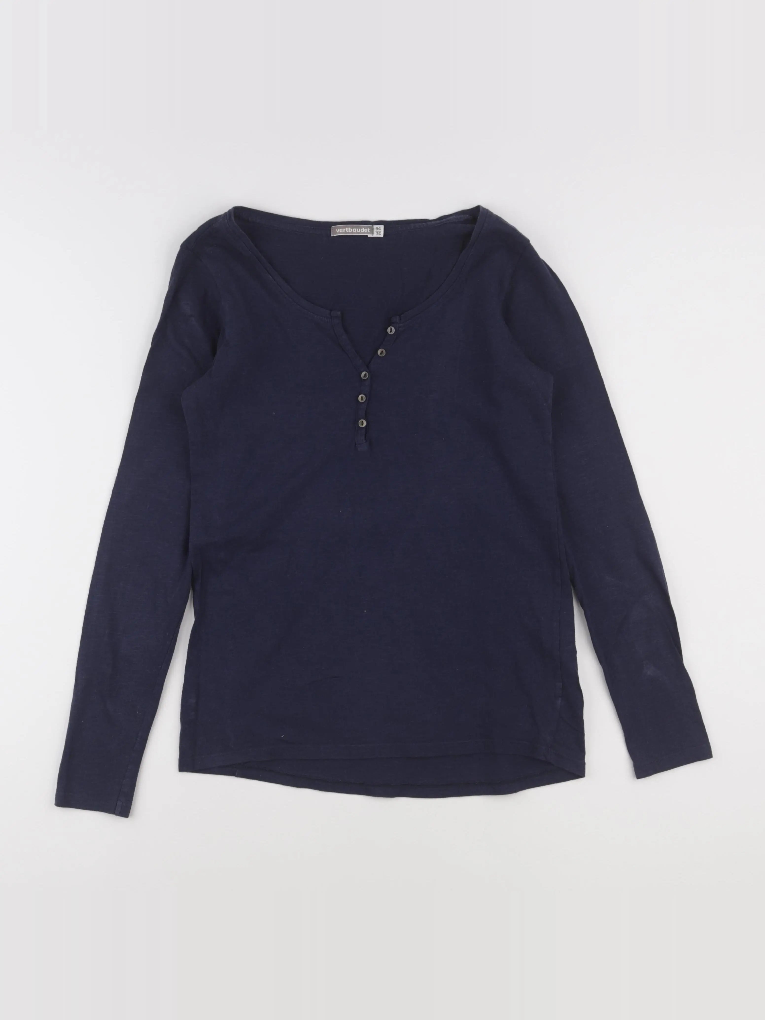 Vertbaudet - tee-shirt grossesse bleu - 34 à 36