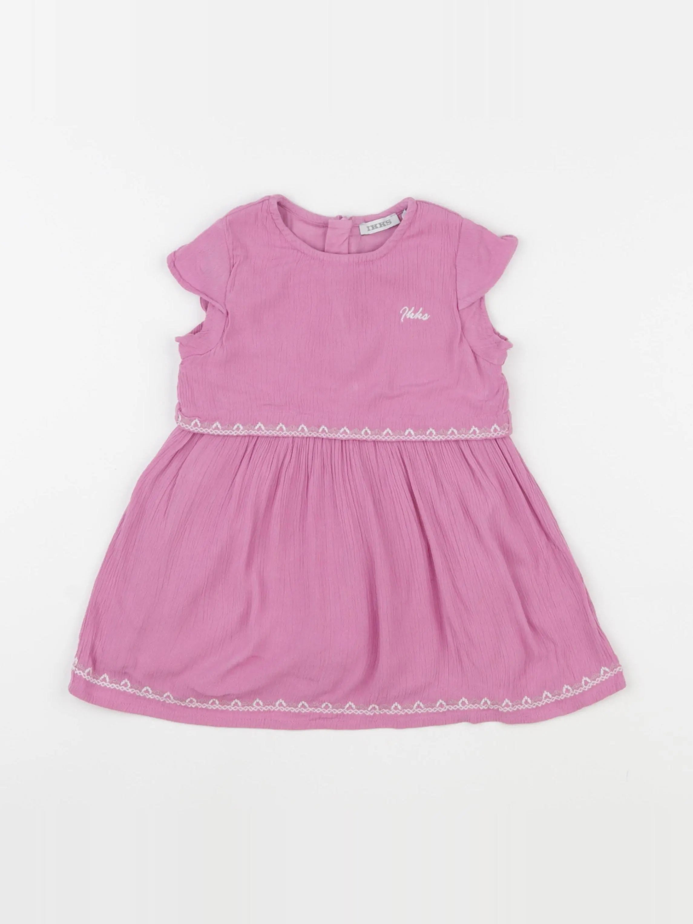 IKKS - robe rose - 18 mois