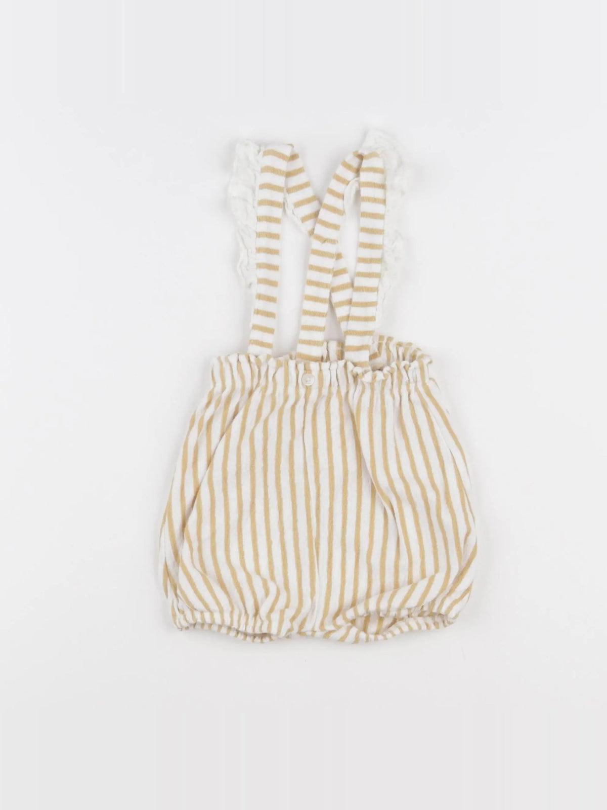 Vertbaudet - bloomer jaune, blanc - 12 mois