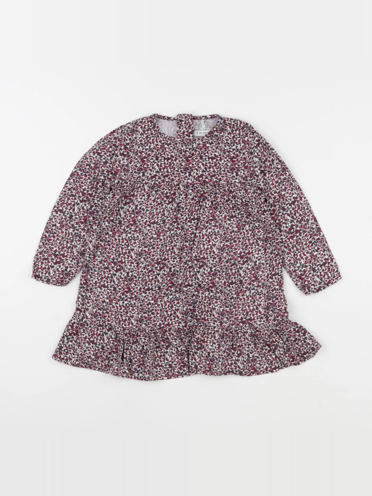 IKKS - robe rouge, bleu - 2 ans