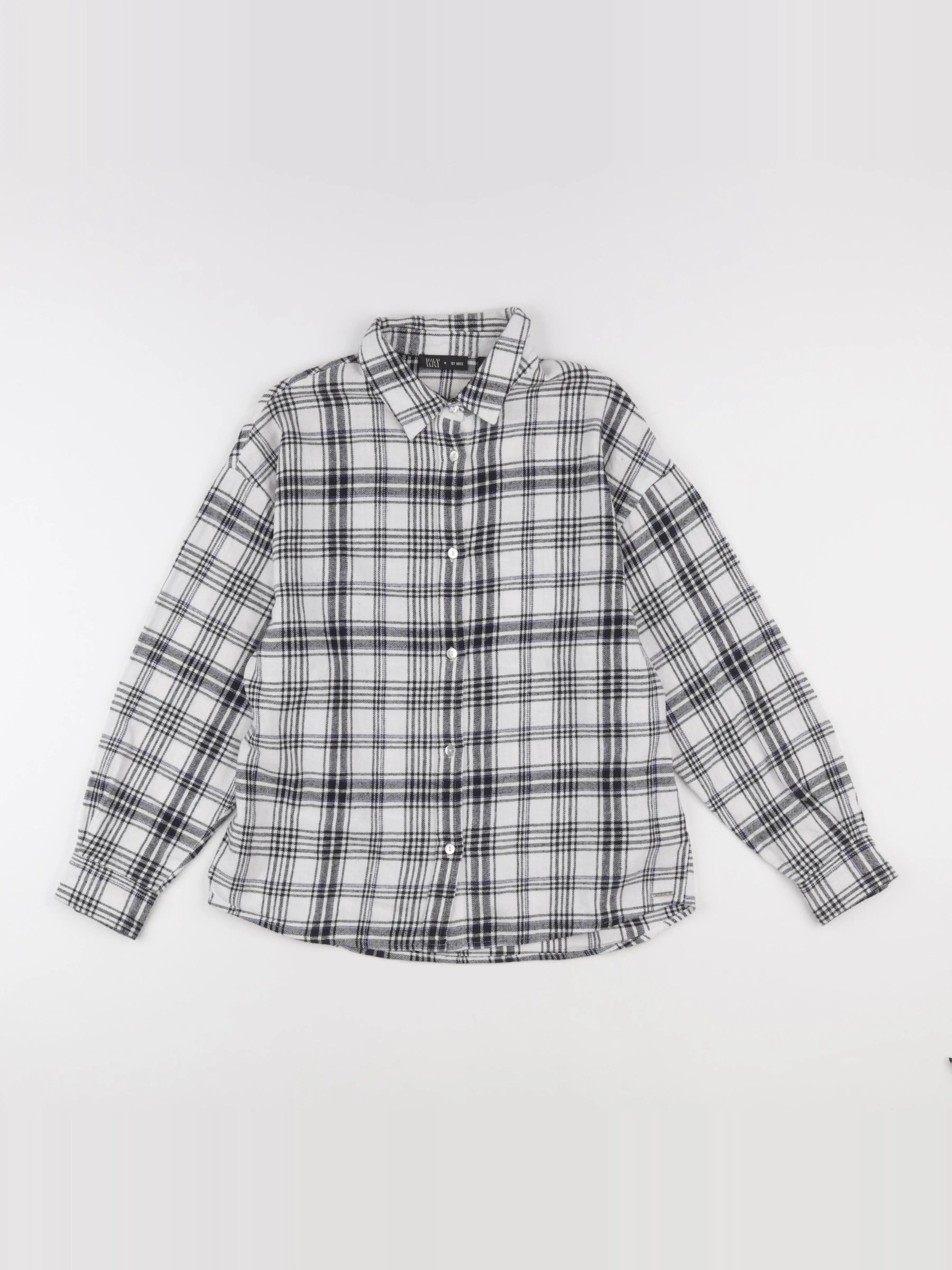 IKKS - chemise blanc, noir - 12 ans