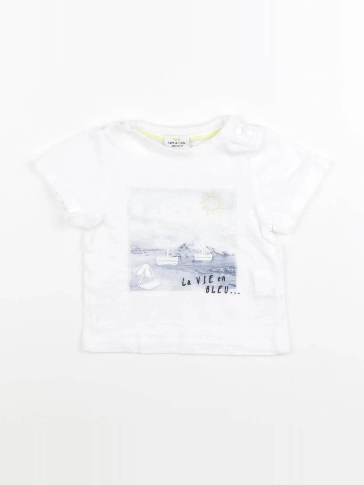 Tape à l'oeil - tee-shirt multicolore - 3 mois
