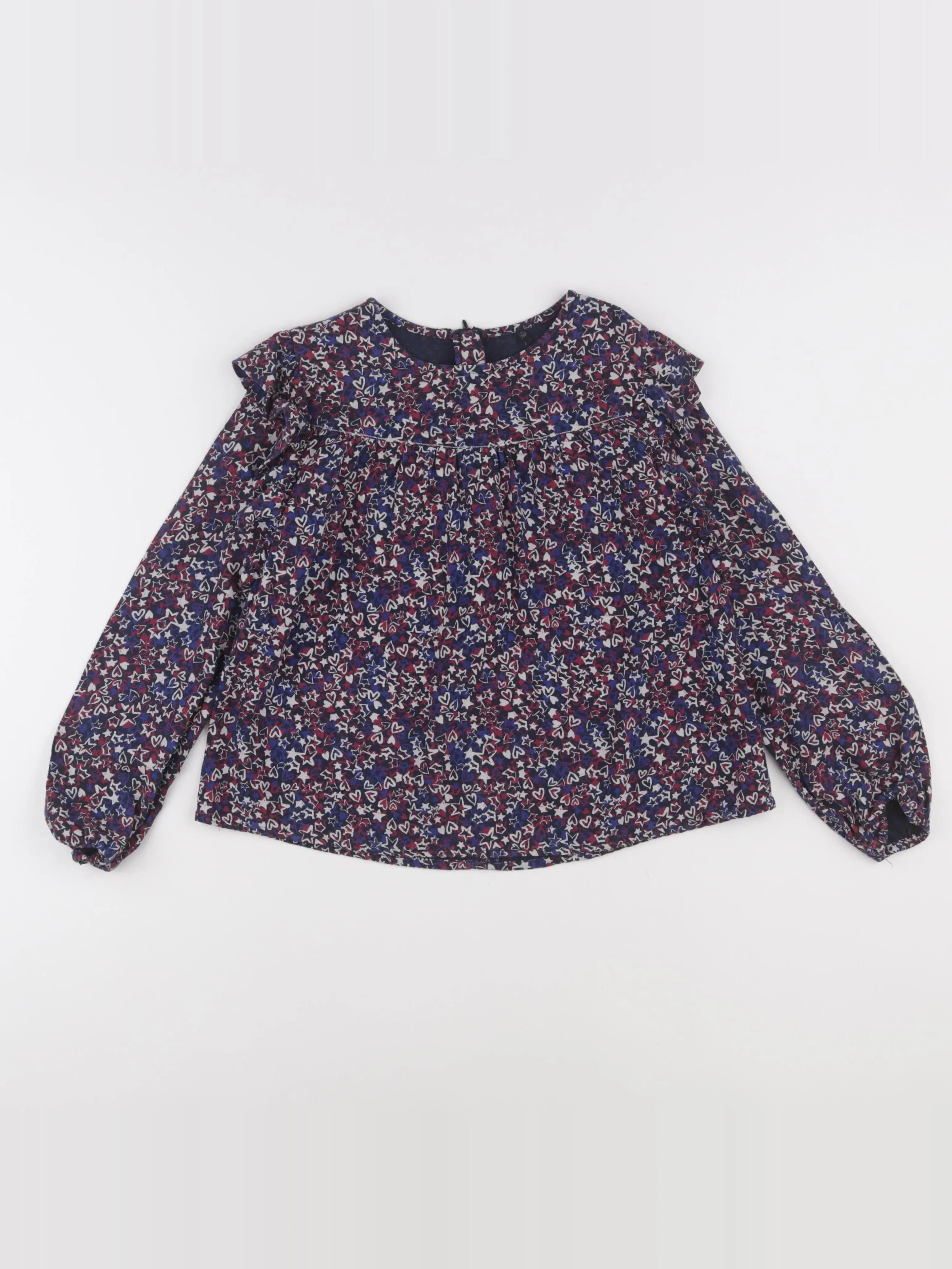 IKKS - blouse bleu - 10 ans