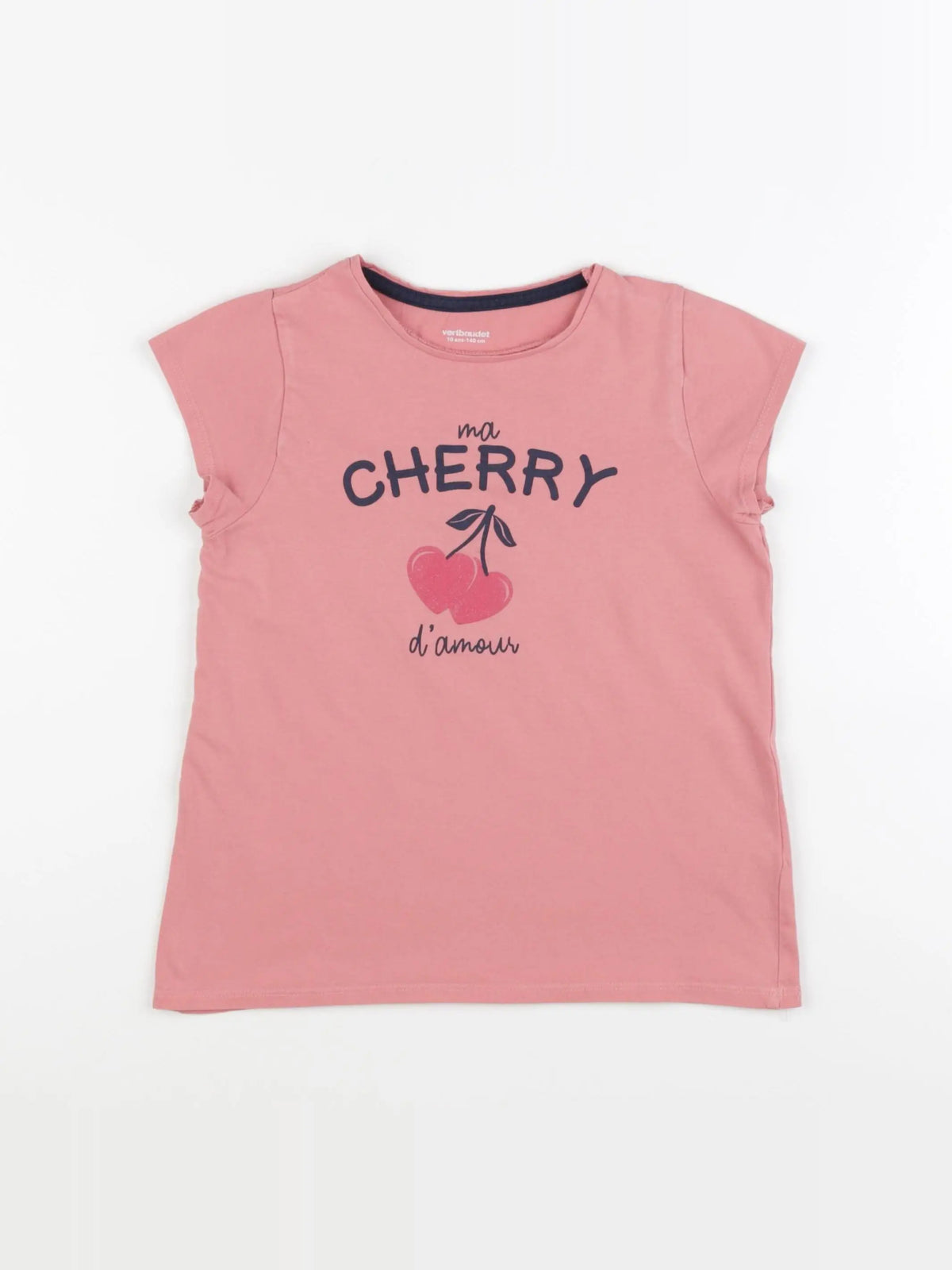 Vertbaudet - tee-shirt rose - 10 ans