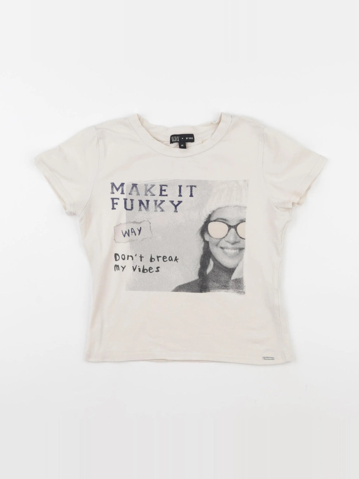 IKKS - tee-shirt beige - 12 ans