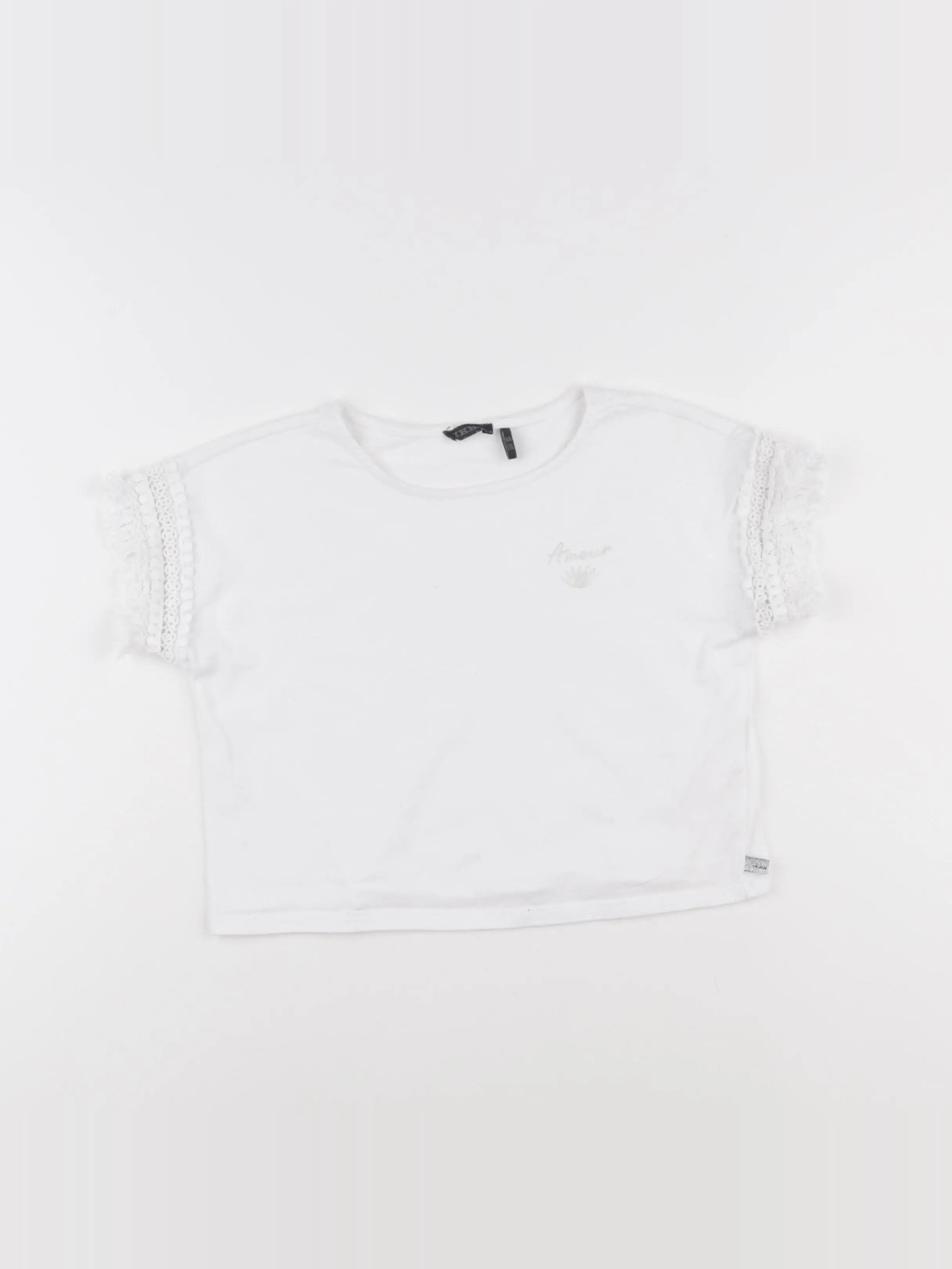 IKKS - tee-shirt blanc - 6 ans