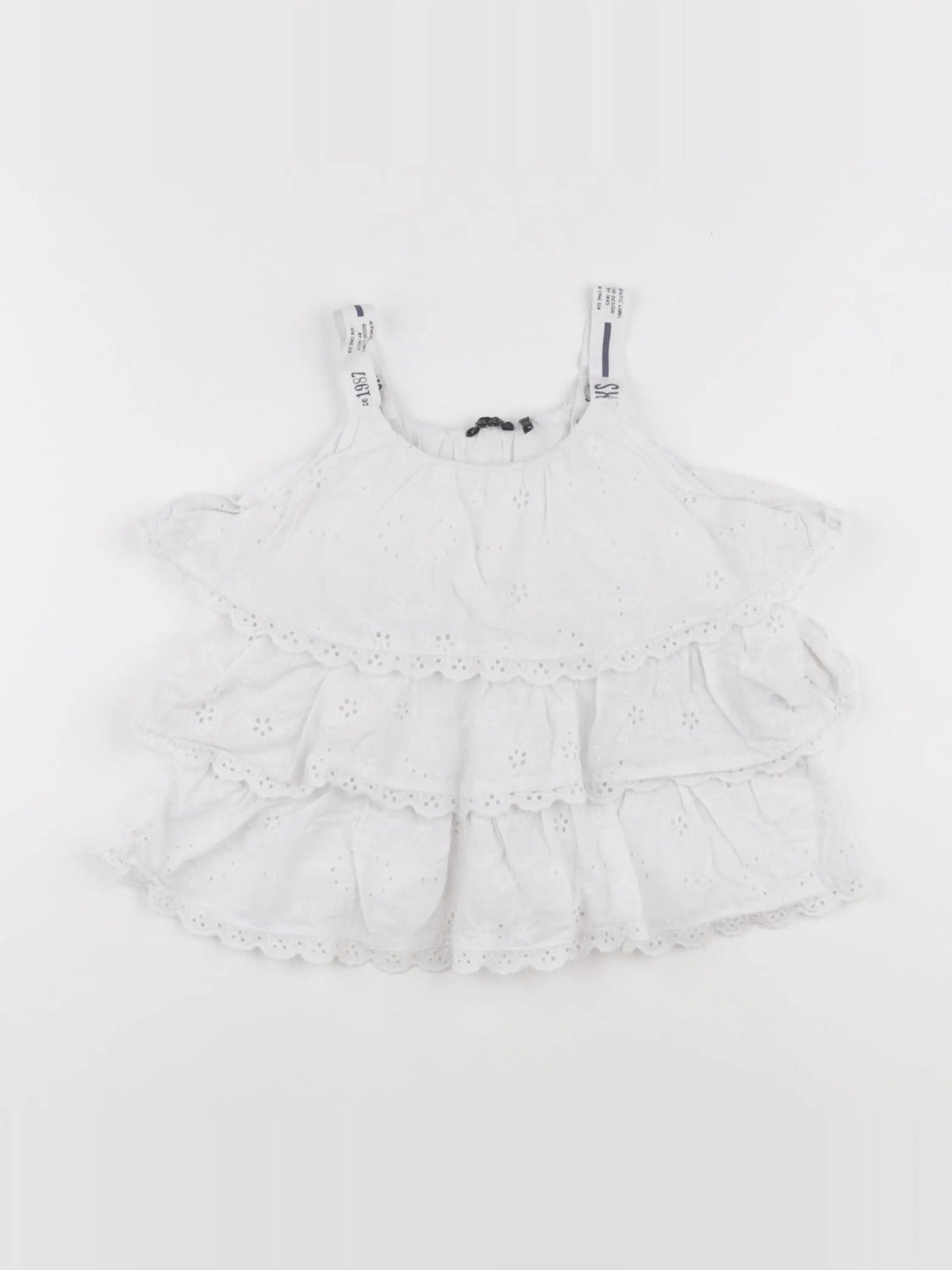 IKKS - blouse blanc - 6 ans