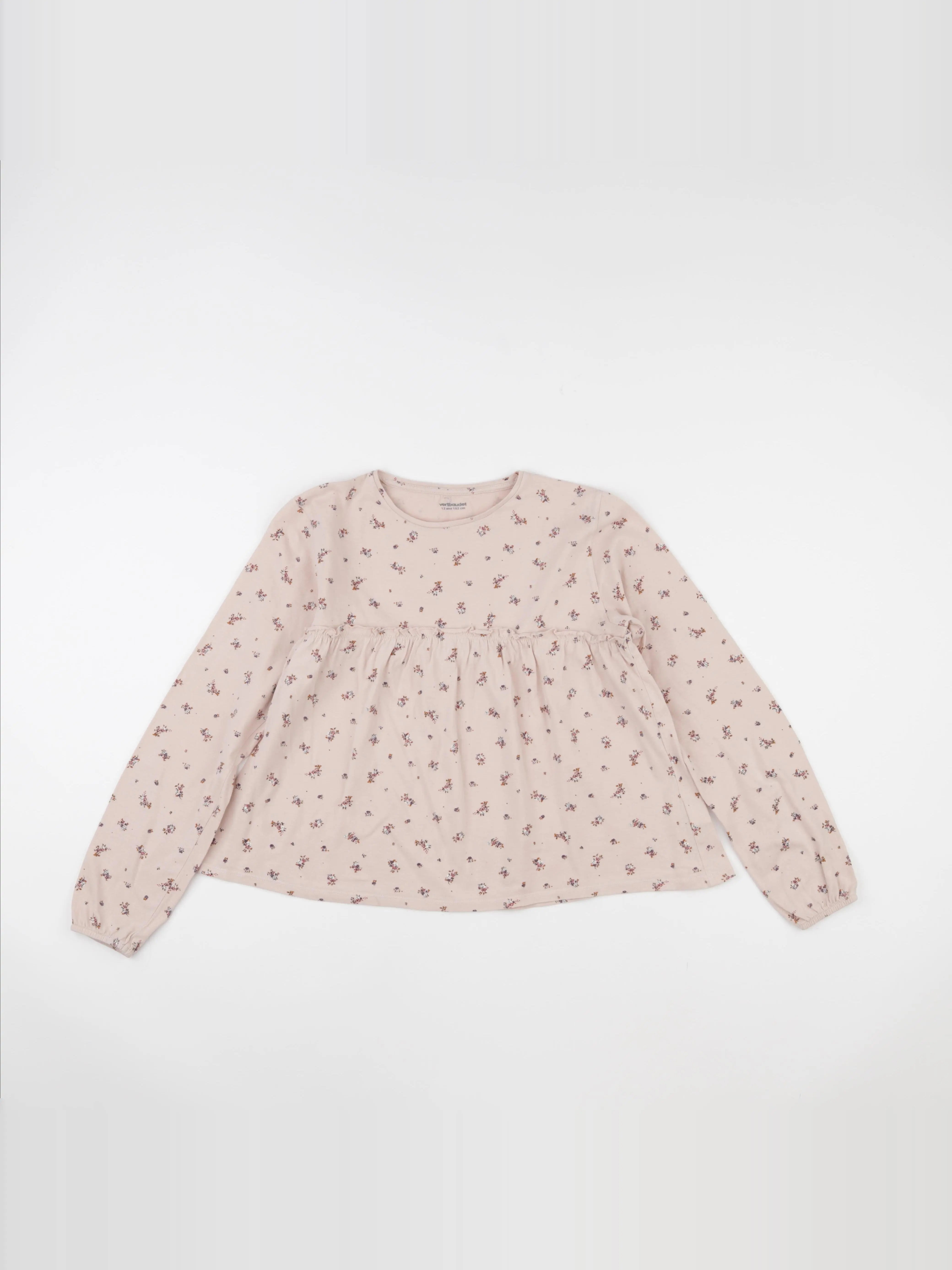 Vertbaudet - tee-shirt rose - 12 ans