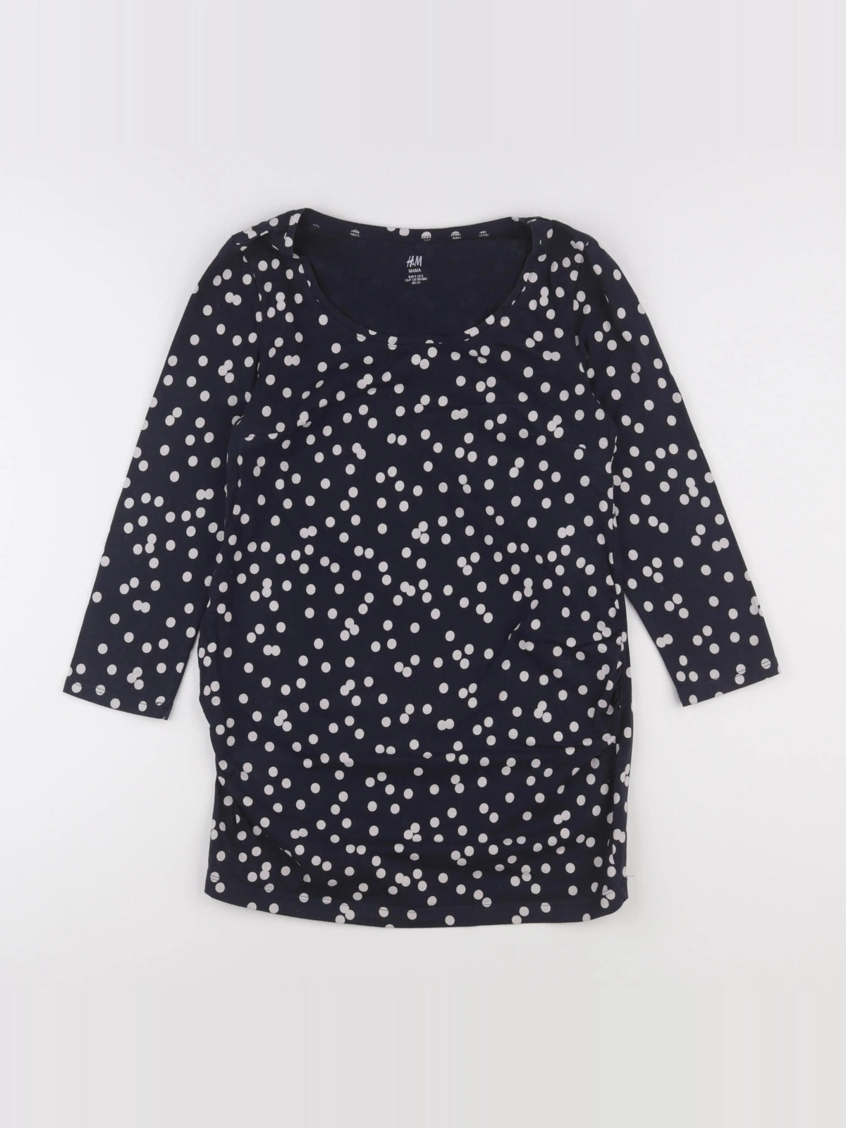 H&M - tee-shirt grossesse bleu - s