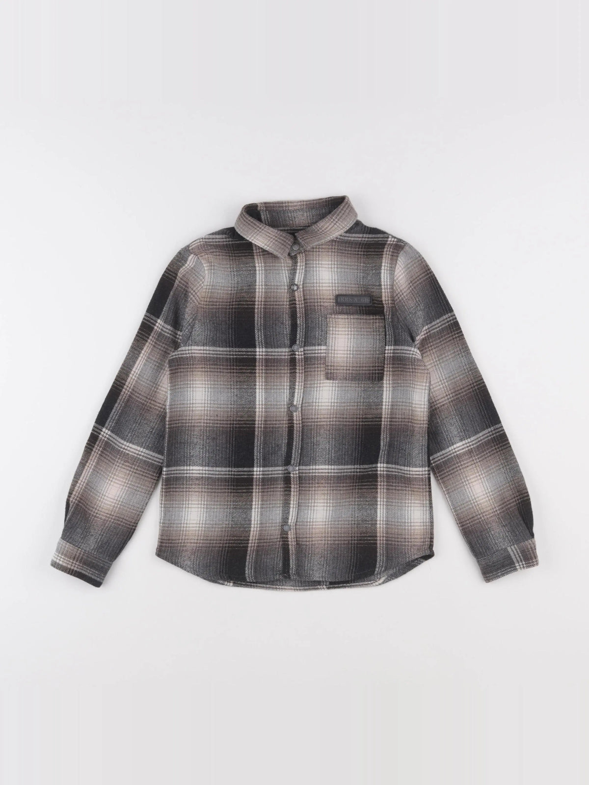 IKKS - chemise marron - 8 ans