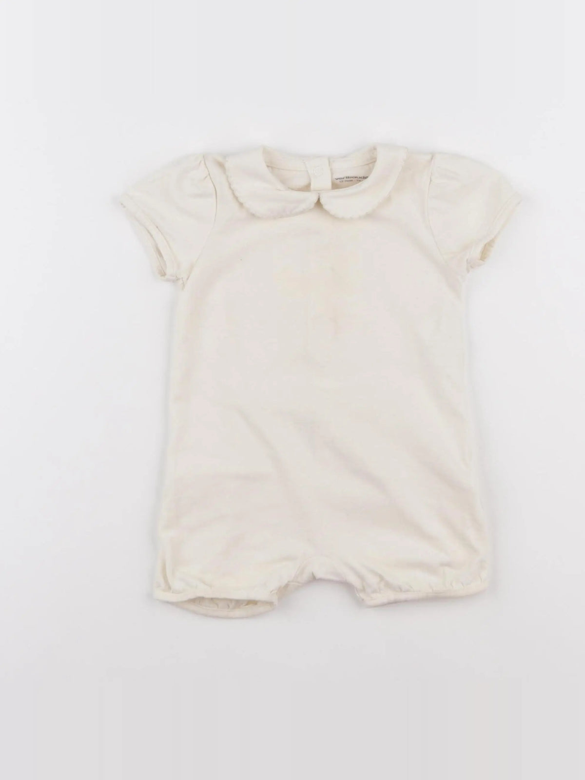 Vertbaudet - combinaison beige - 12 mois