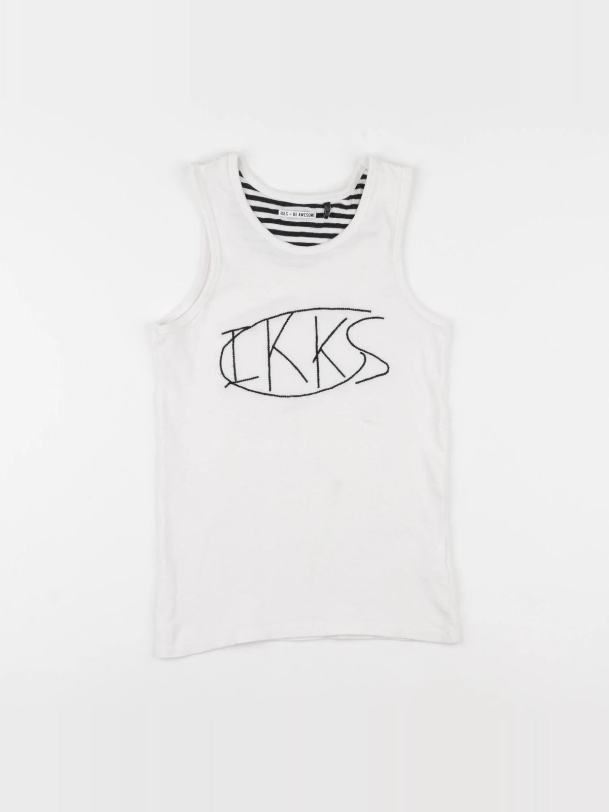 IKKS - débardeur blanc - 10 ans