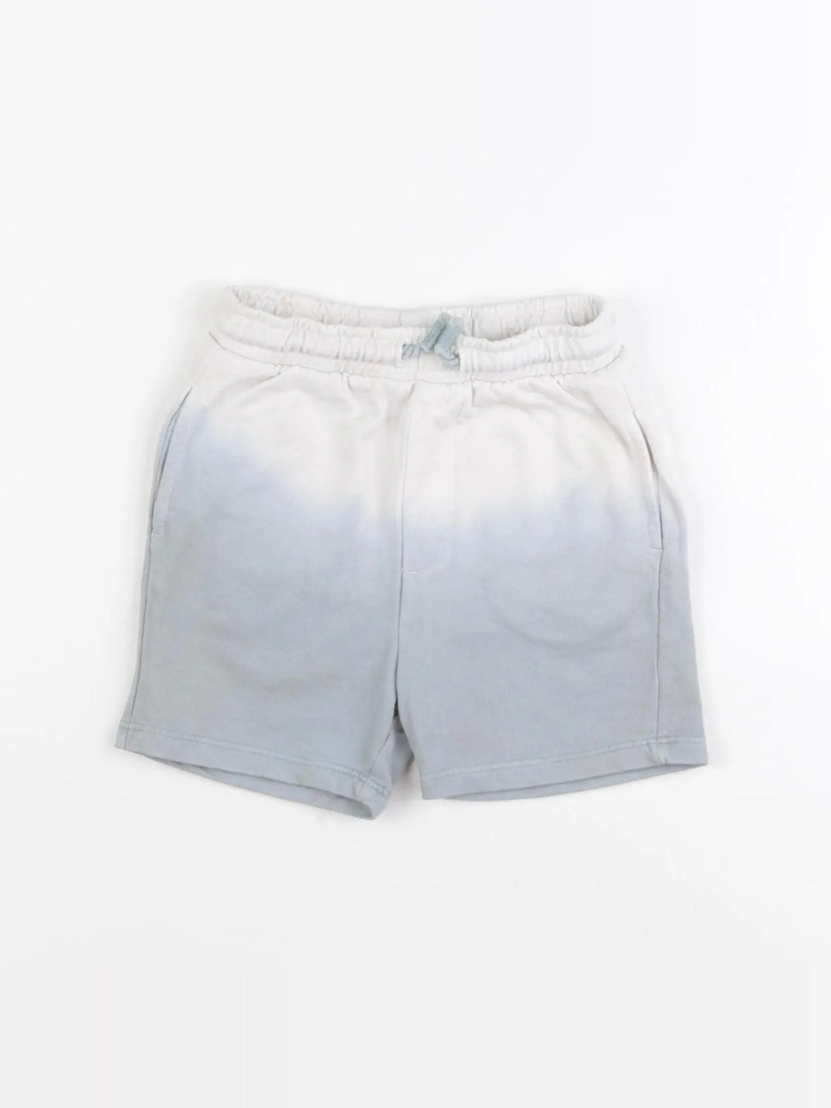 Vertbaudet - short beige, bleu - 18 mois