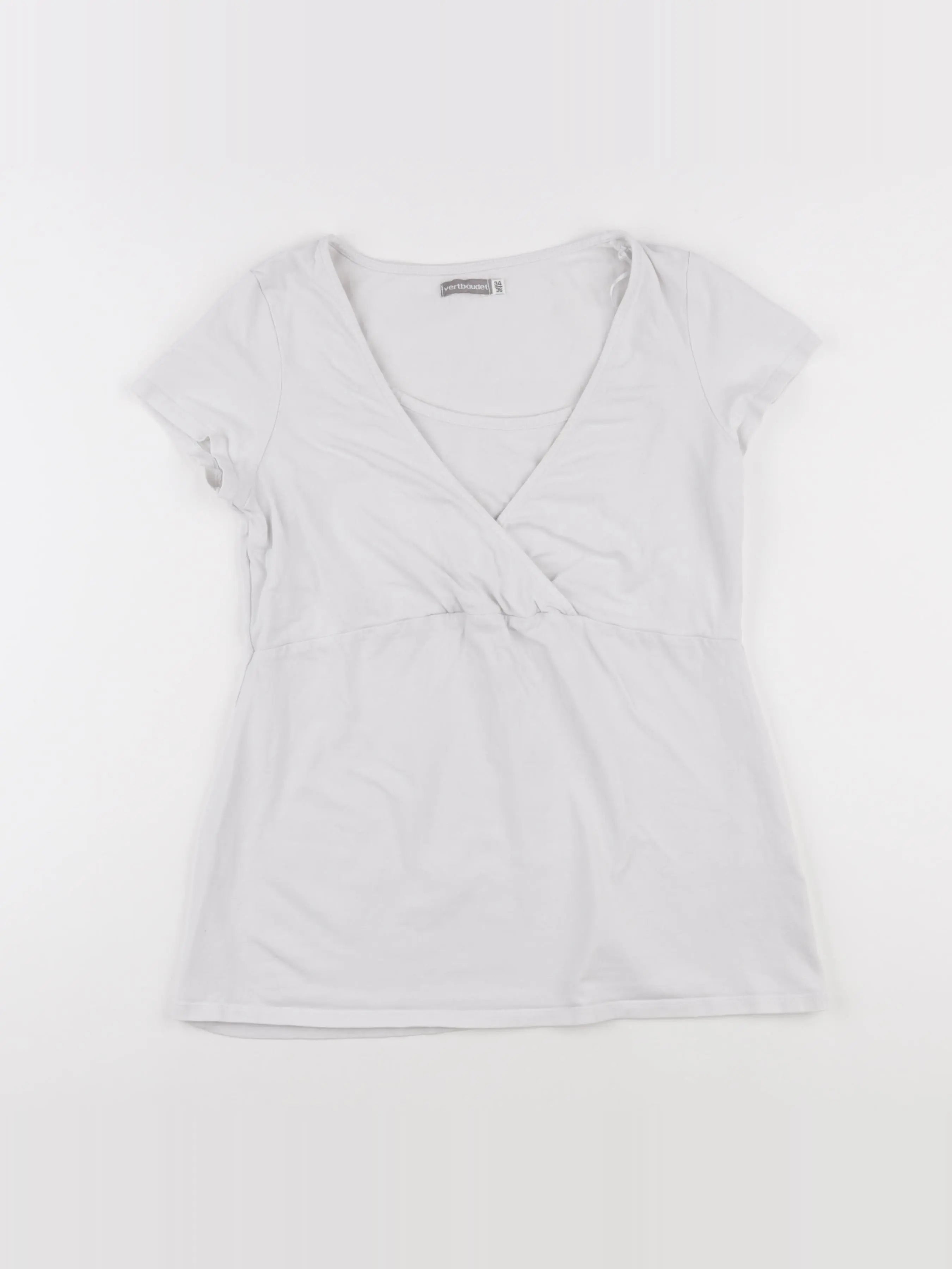 Vertbaudet - tee-shirt grossesse blanc - 34 à 36