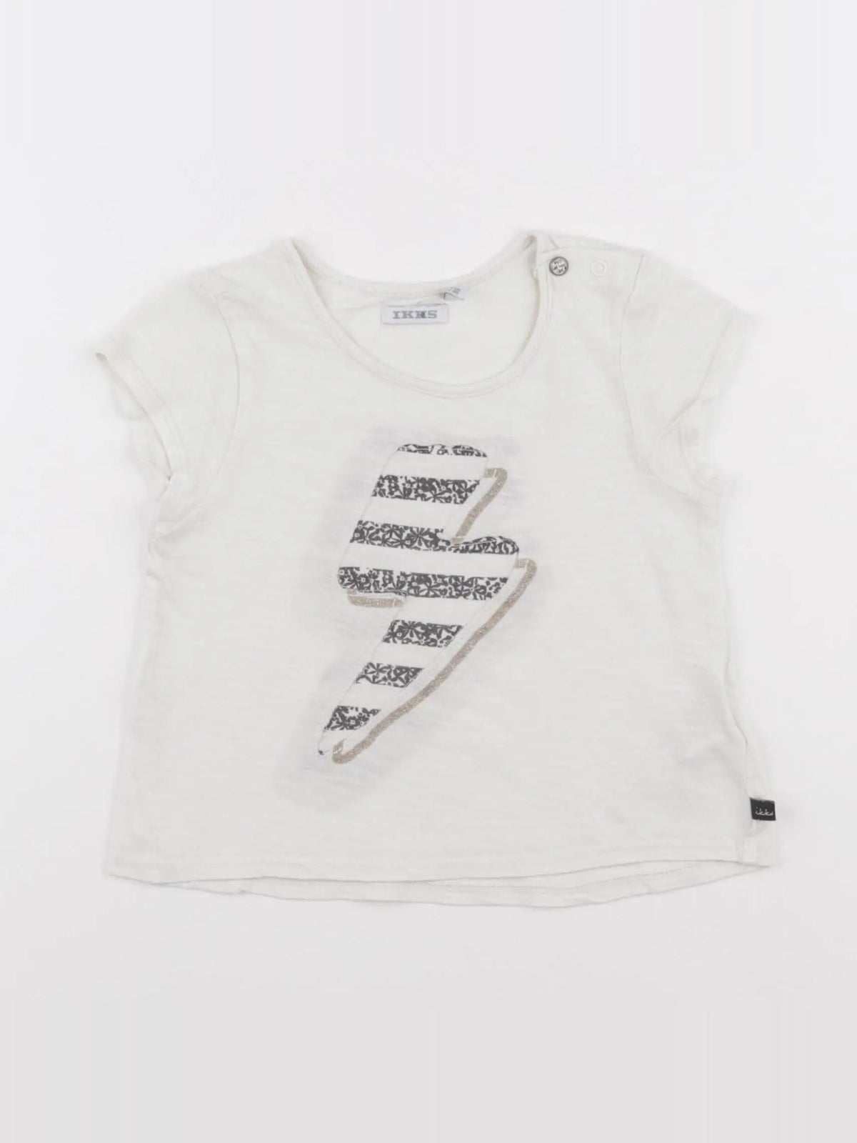 IKKS - tee-shirt blanc - 2 ans