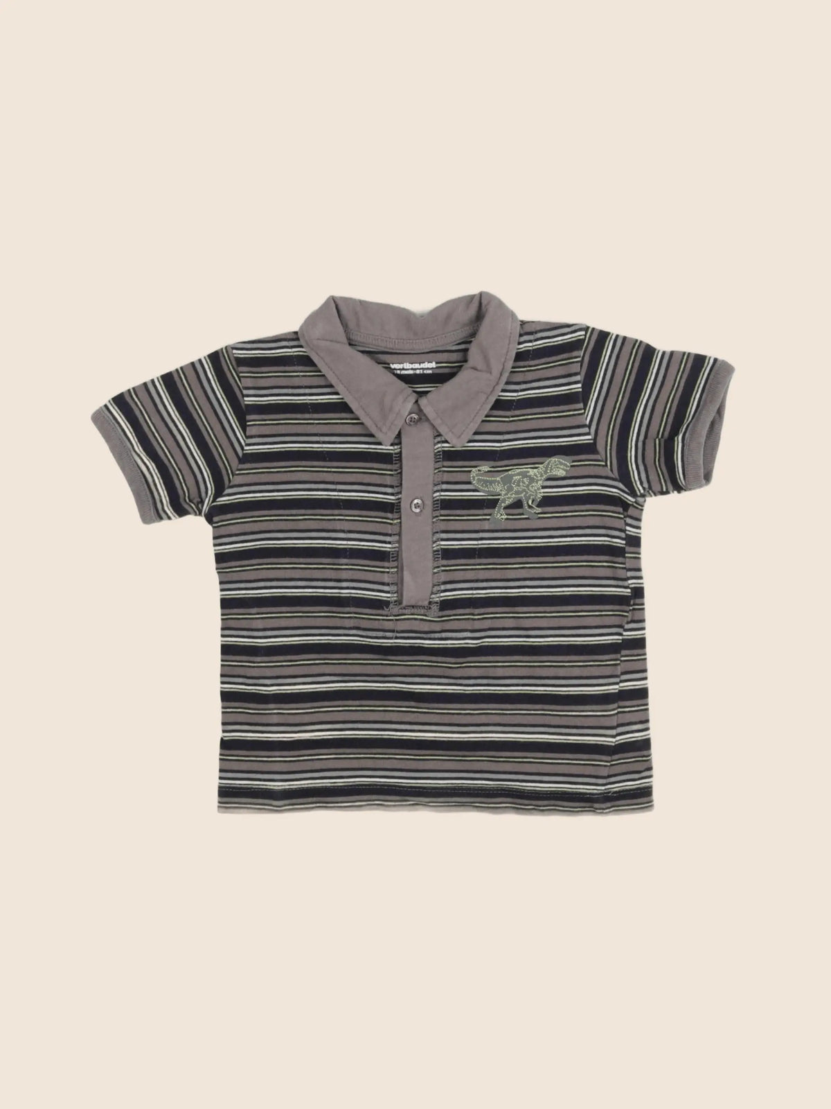 Vertbaudet - polo multicolore - 18 mois