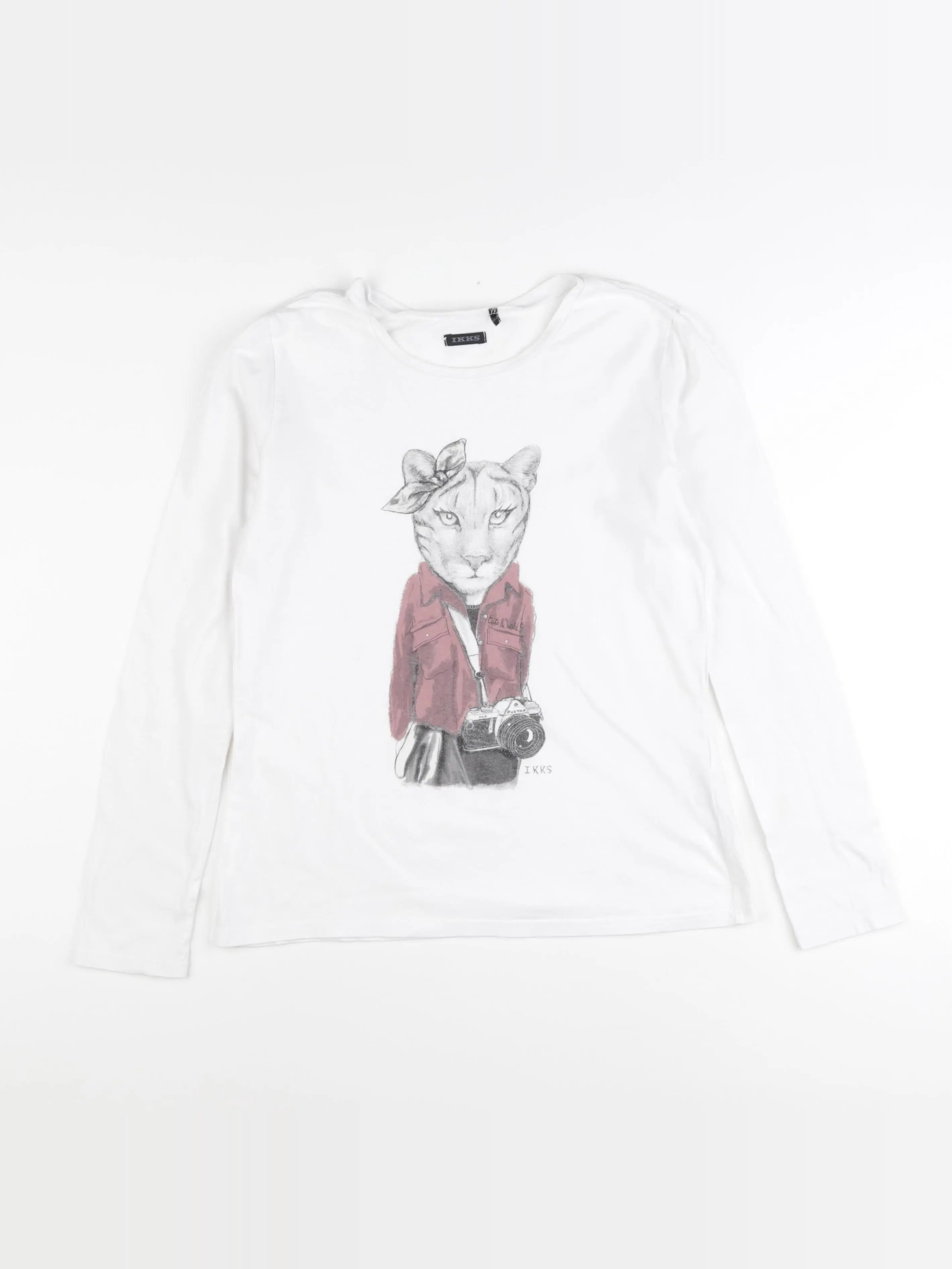IKKS - tee-shirt blanc - 12 ans