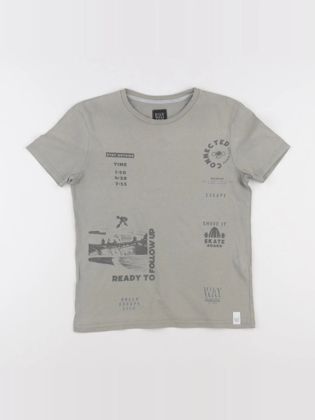 IKKS - tee-shirt vert - 10 ans