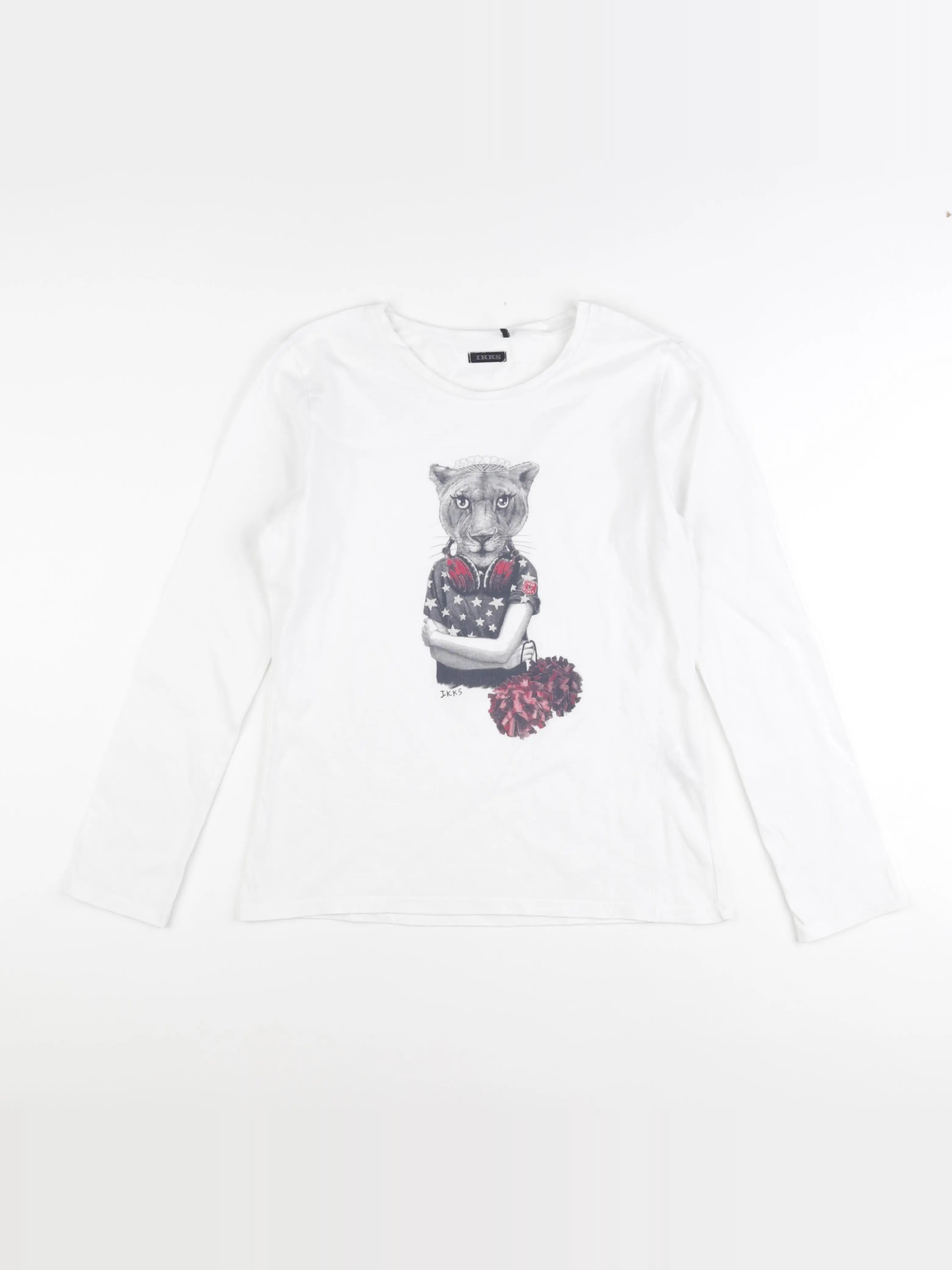 IKKS - tee-shirt beige - 14 ans