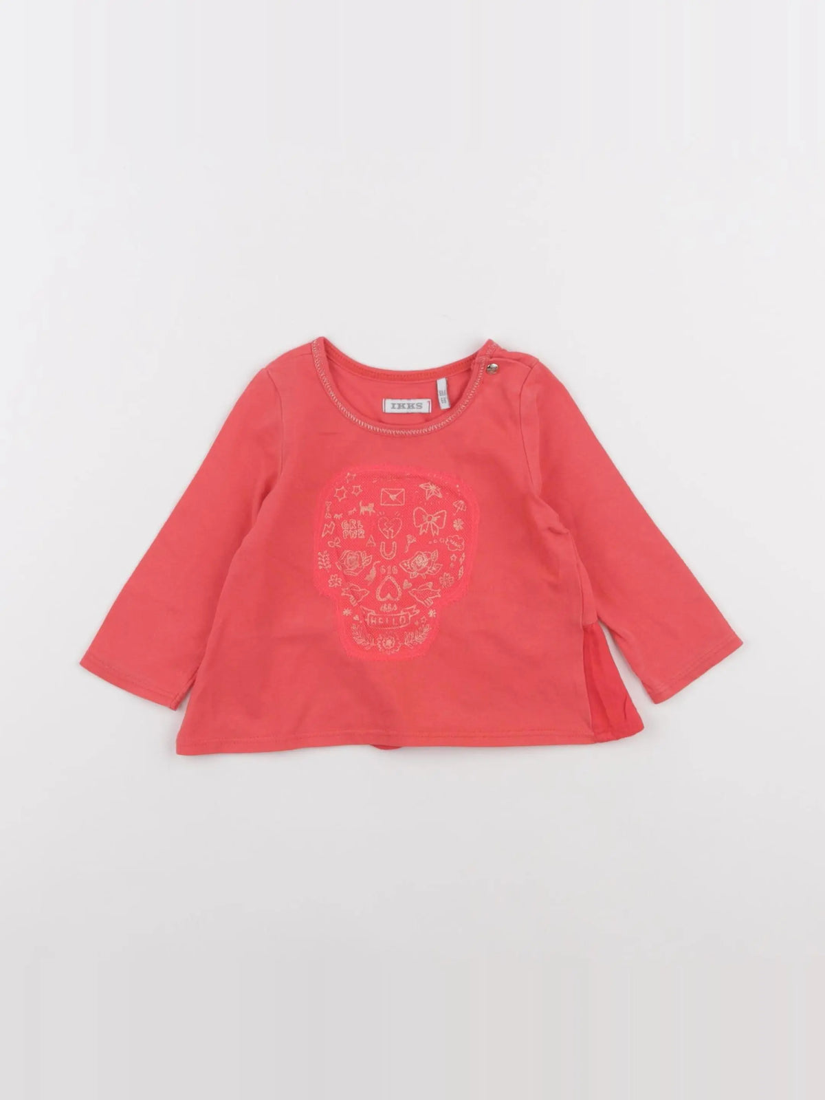 IKKS - tee-shirt rose - 6 mois
