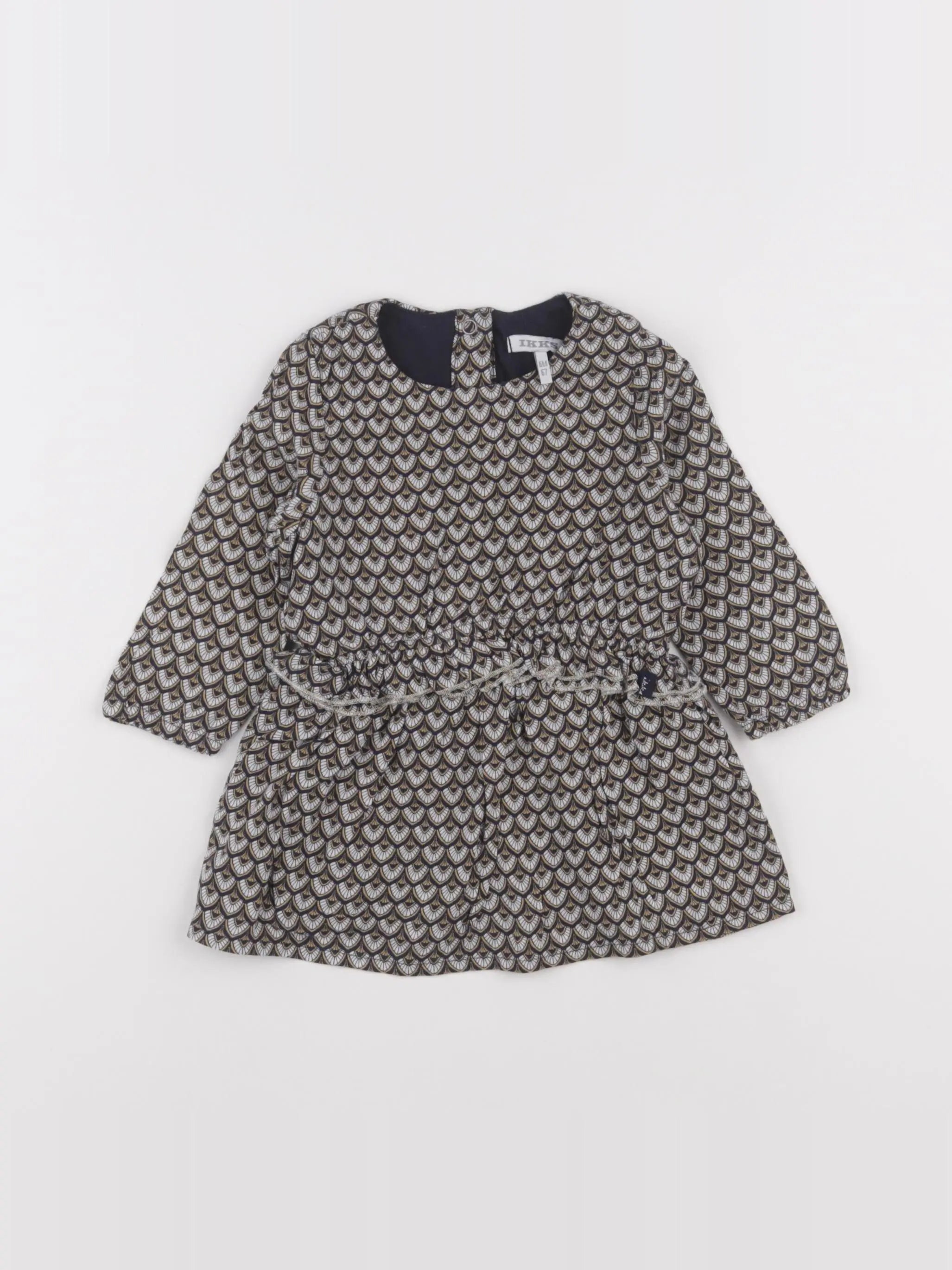 IKKS - robe bleu - 6 mois