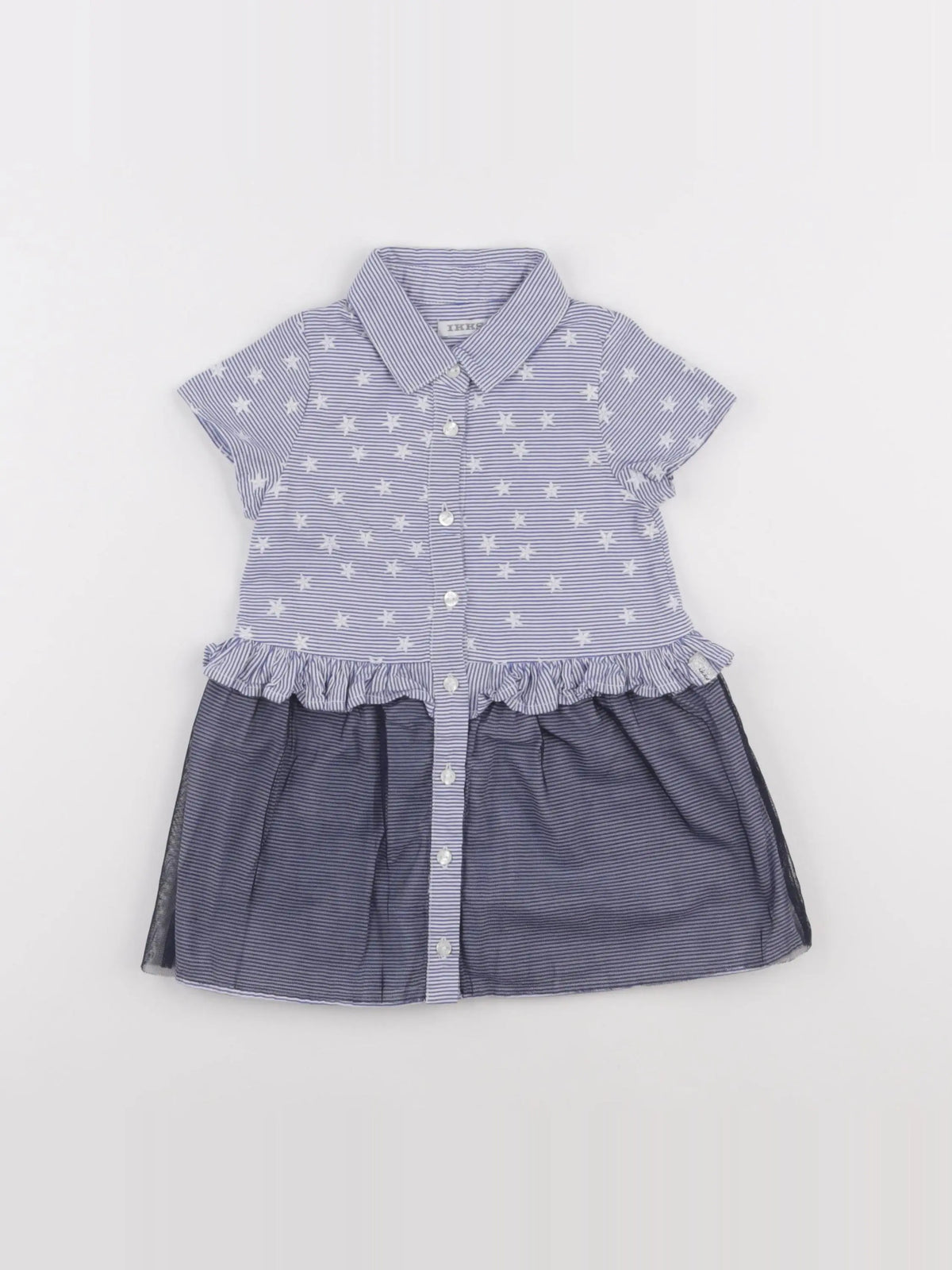 IKKS - robe bleu - 12 mois
