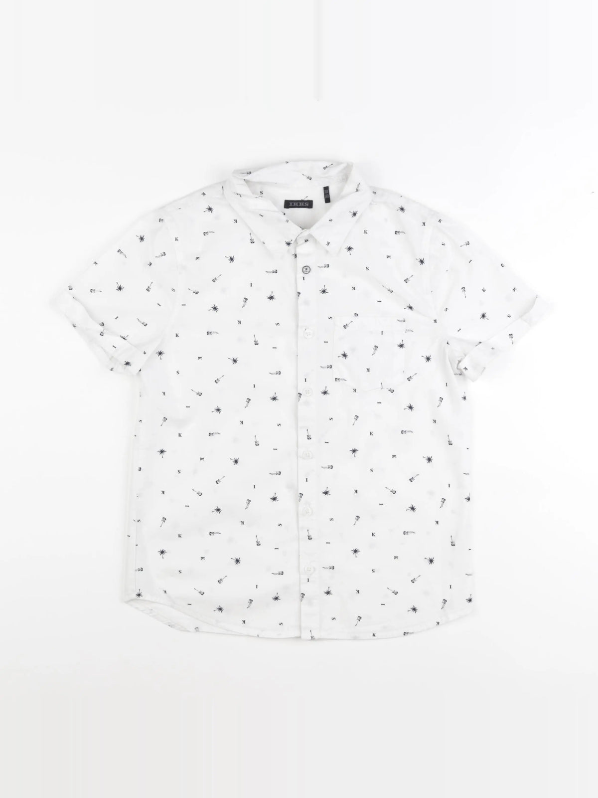 IKKS - chemise blanc - 10 ans