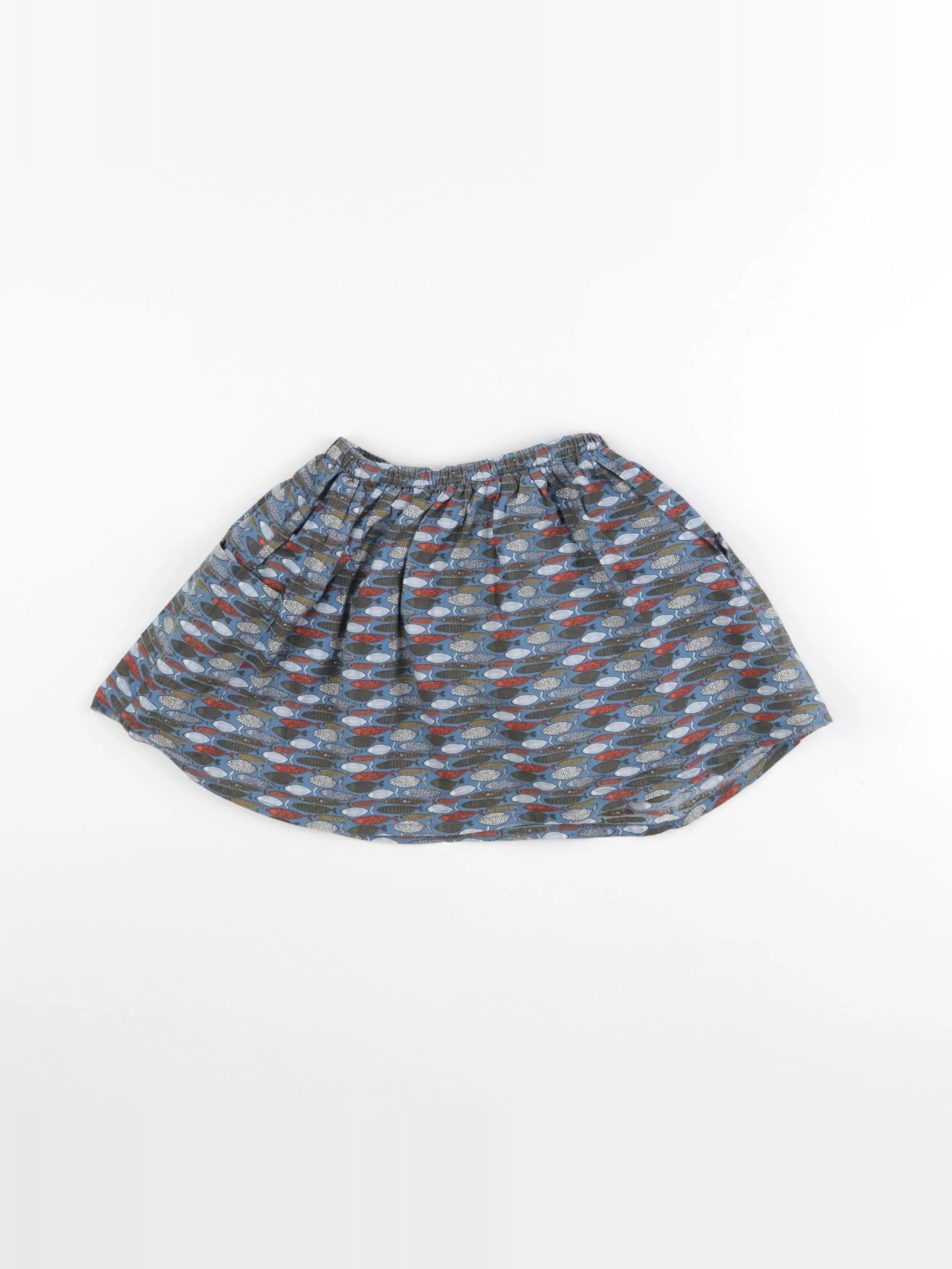 Monoprix - jupe bleu - 4 ans
