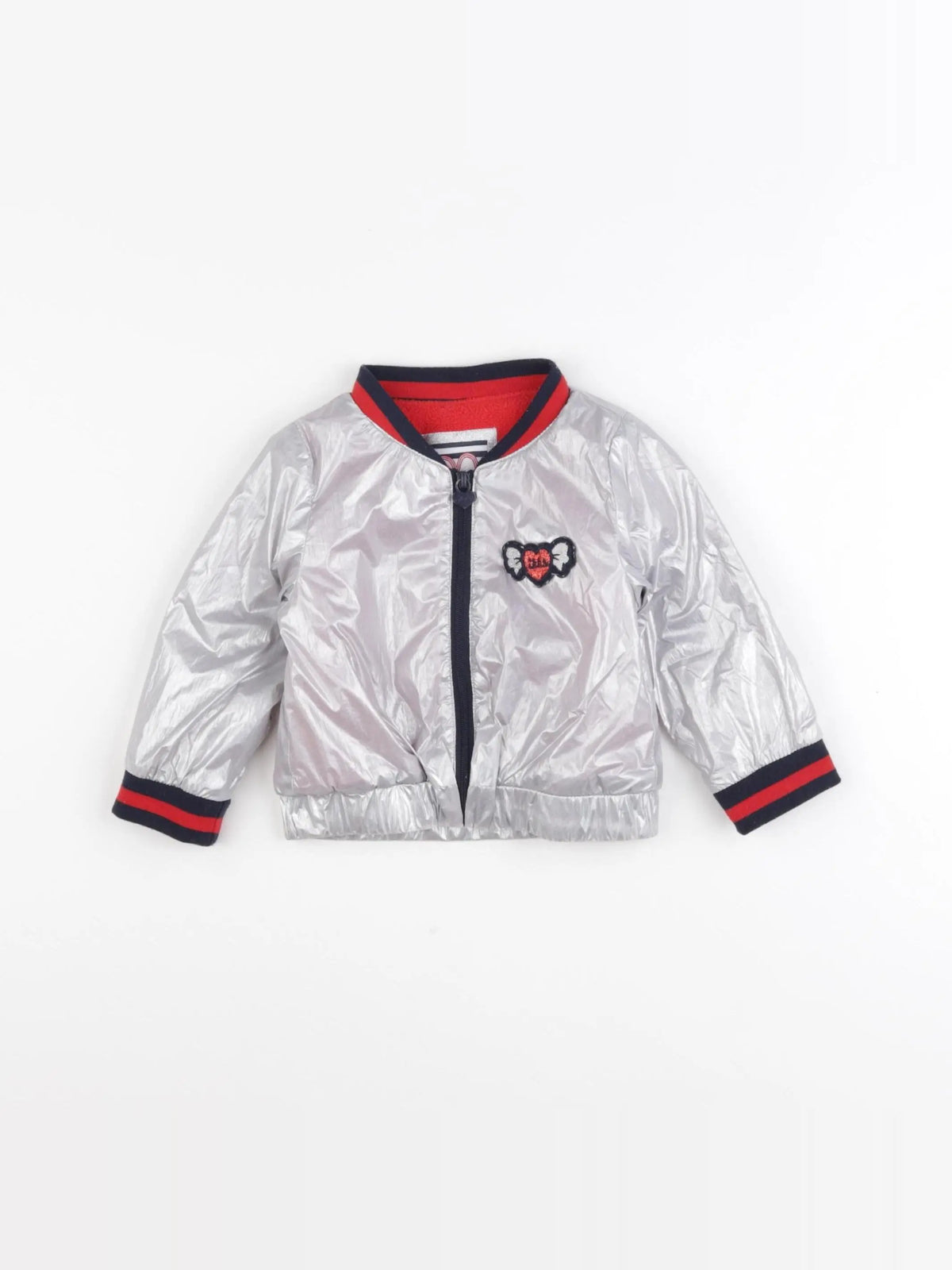 IKKS - veste argent - 12 mois