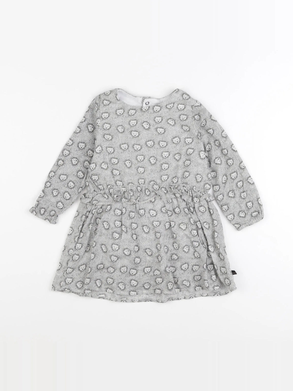 IKKS - robe blanc, noir - 2 ans