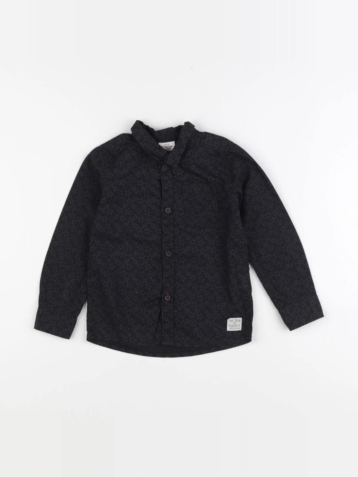 Tape à l'oeil - chemise noir, gris - 3 ans