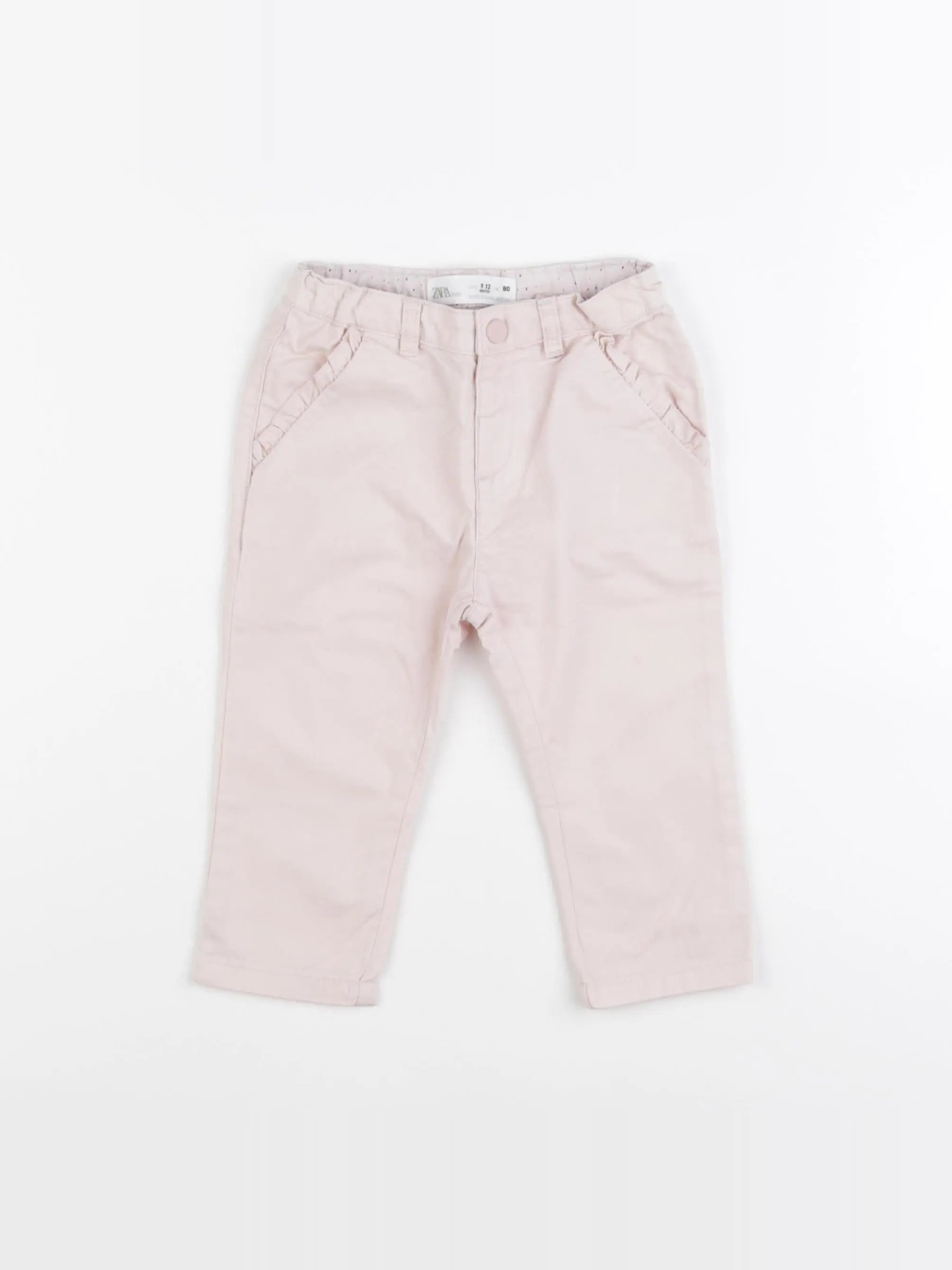 Zara - pantalon rose - 9/12 mois