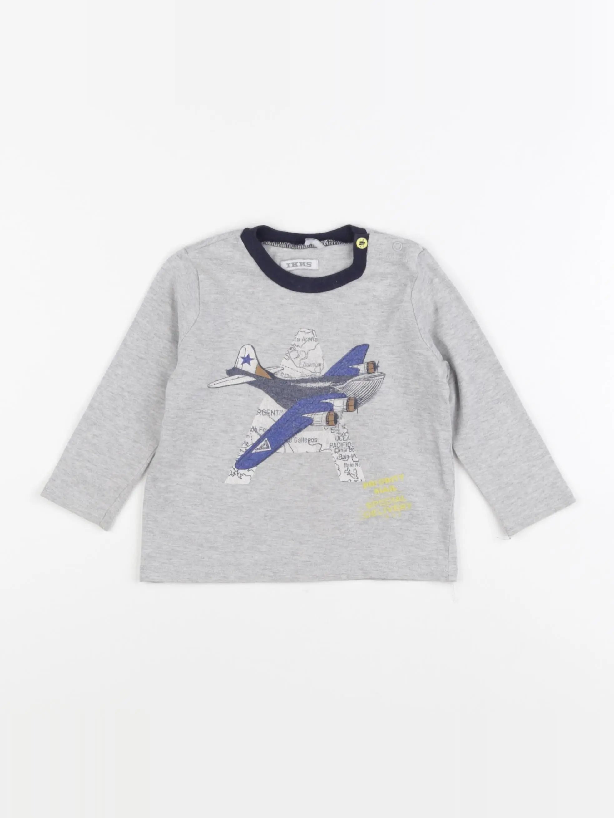 IKKS - tee-shirt gris - 12 mois