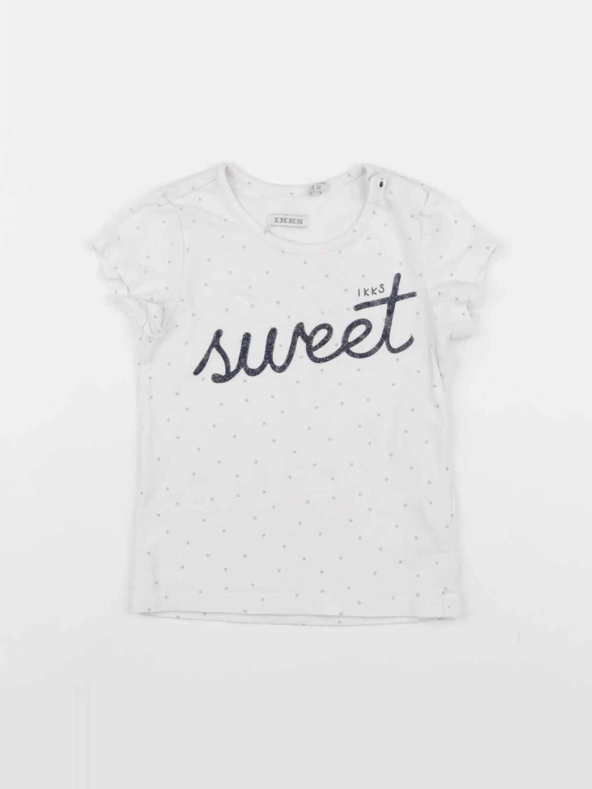 IKKS - tee-shirt blanc - 2 ans