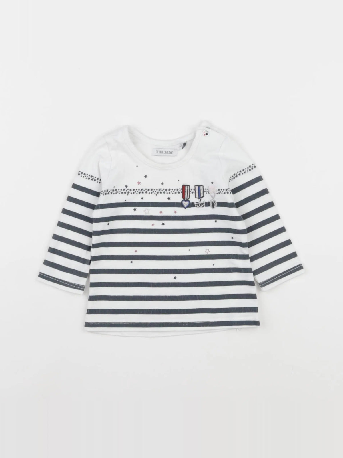 IKKS - tee-shirt blanc - 3 mois