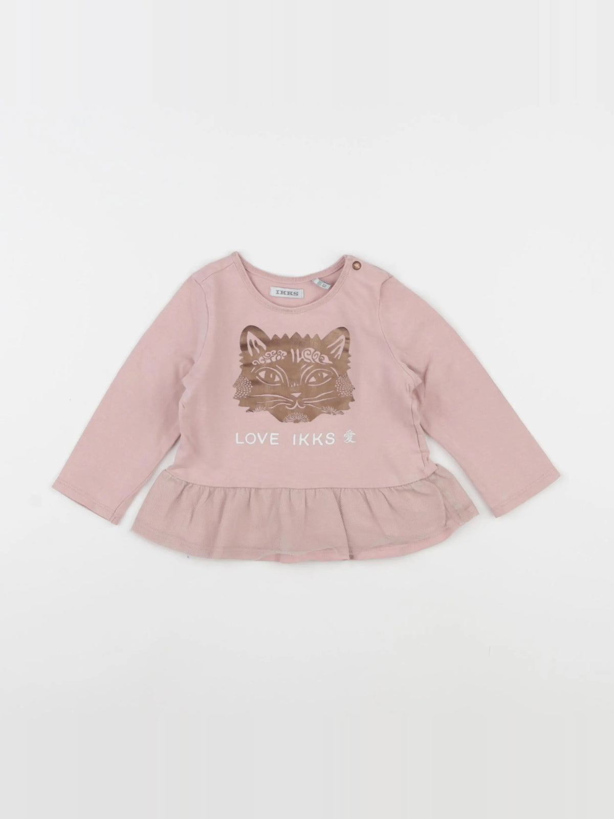 IKKS - tee-shirt rose - 18 mois