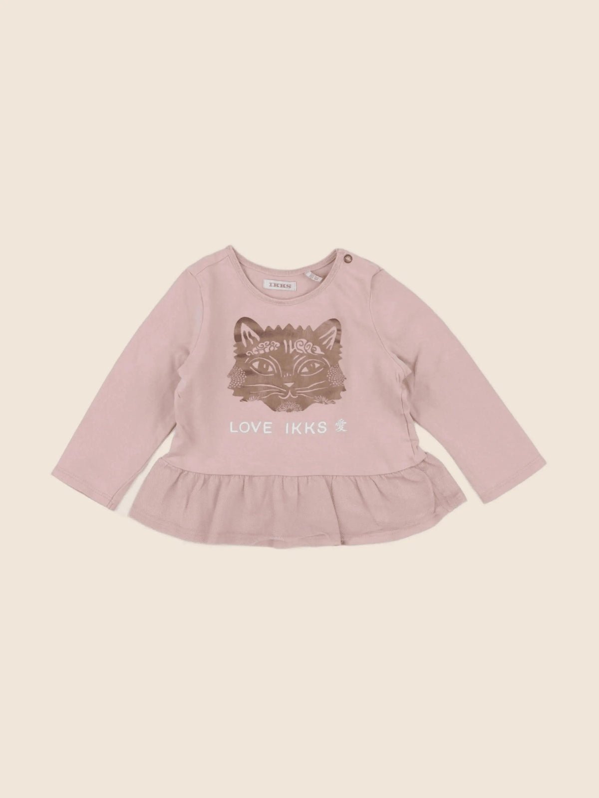IKKS - tee-shirt rose - 18 mois