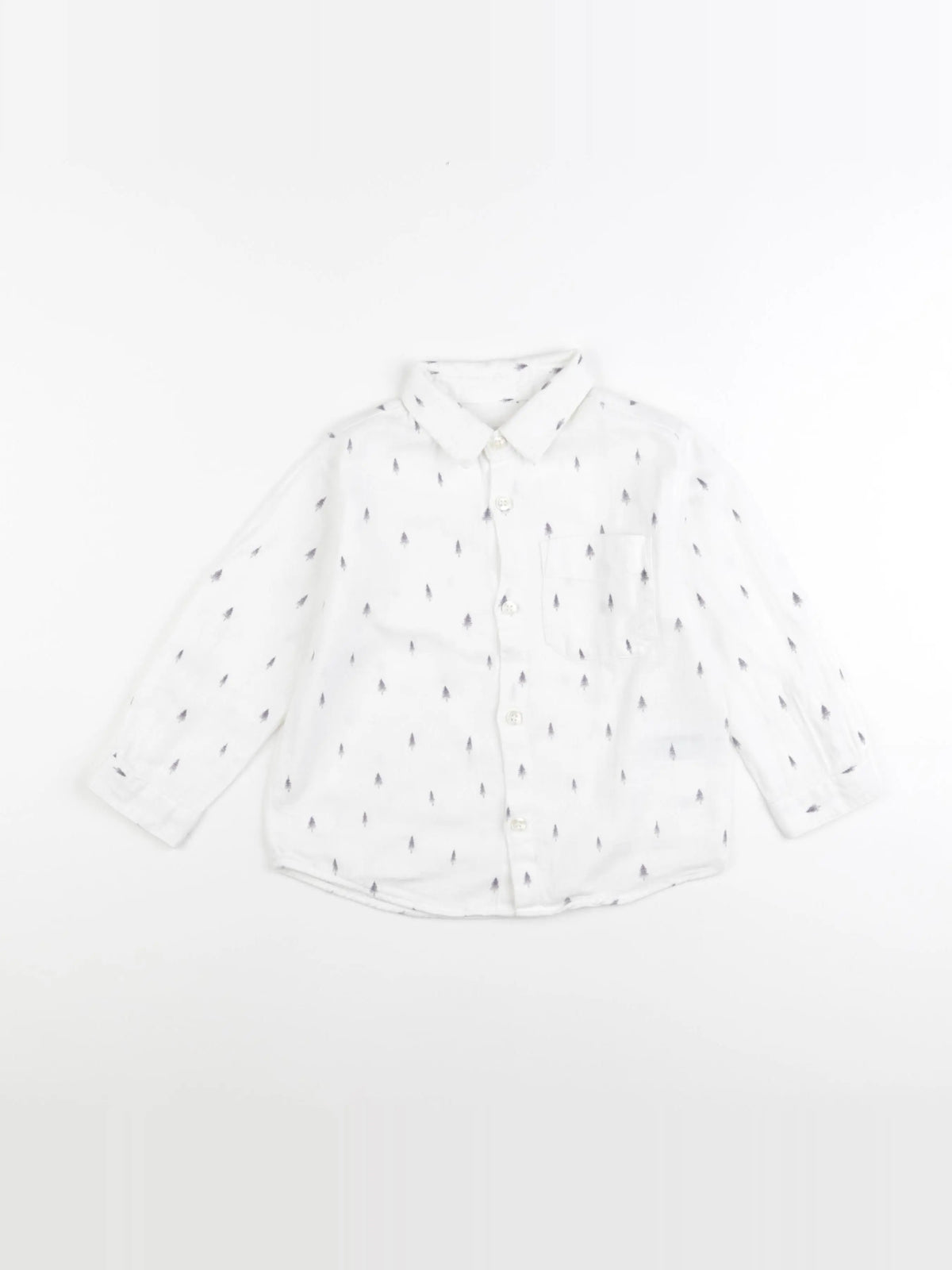 Zara - chemise blanc - 2/3 ans