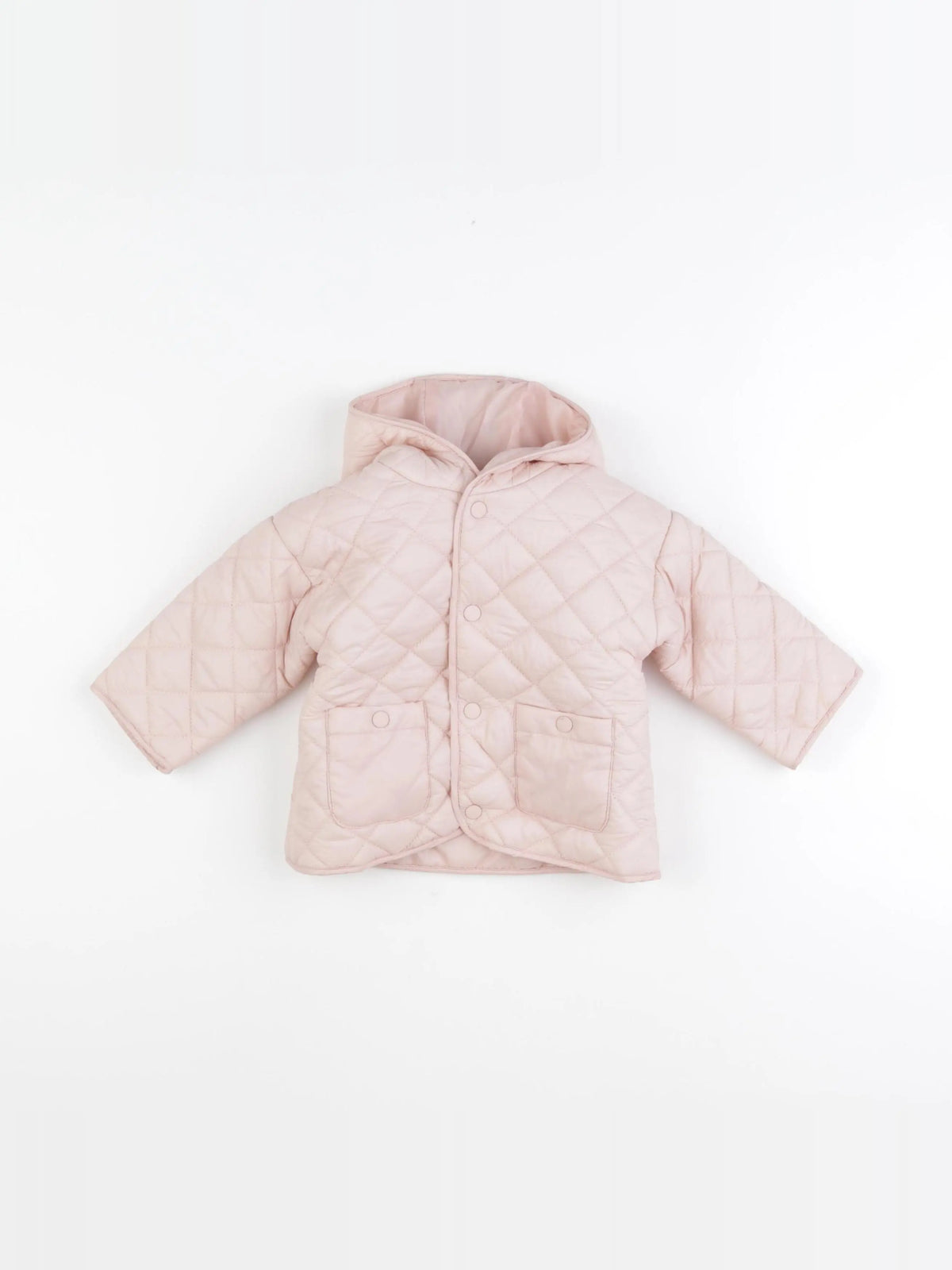 Vertbaudet - doudoune rose - 9 mois
