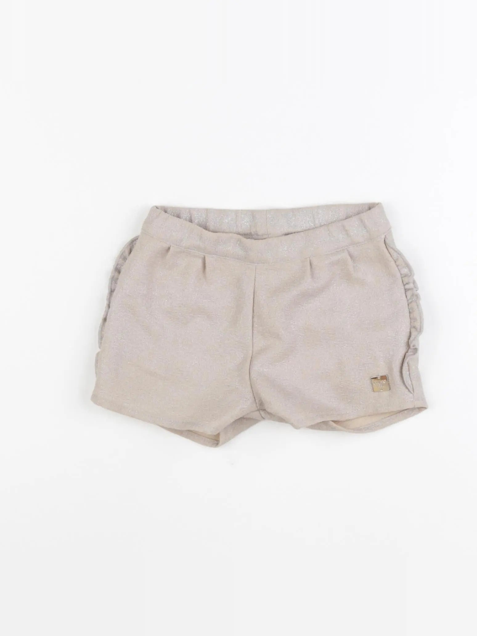 Carrément Beau - short beige, or - 6 mois