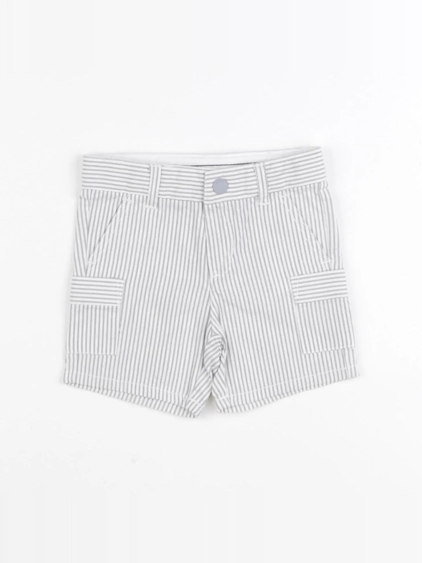 Jacadi - short blanc, gris - 6 mois
