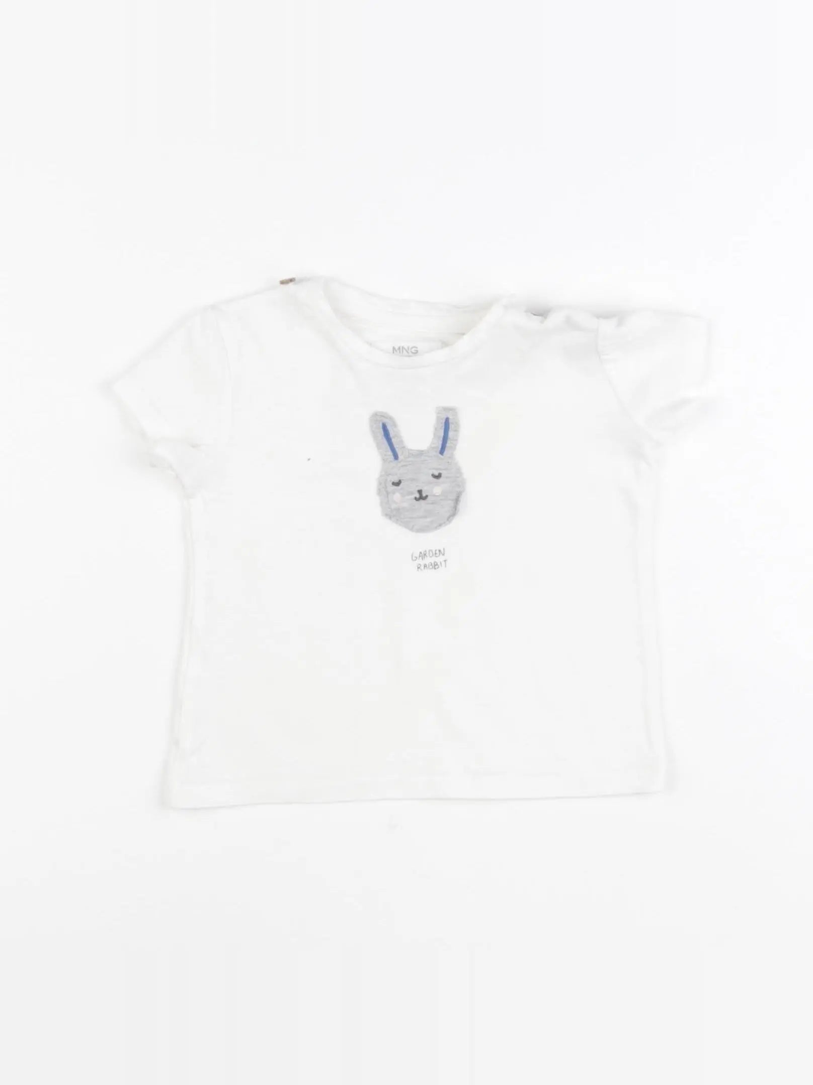 Mango - tee-shirt blanc - 3/6 mois